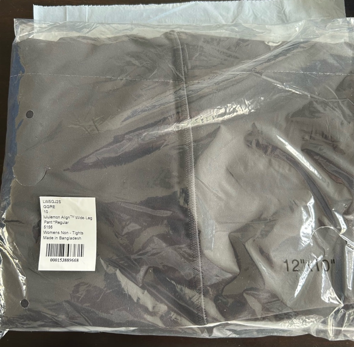 NEW! Lulu Grey Align Wide Leg Pant Rare Size 10