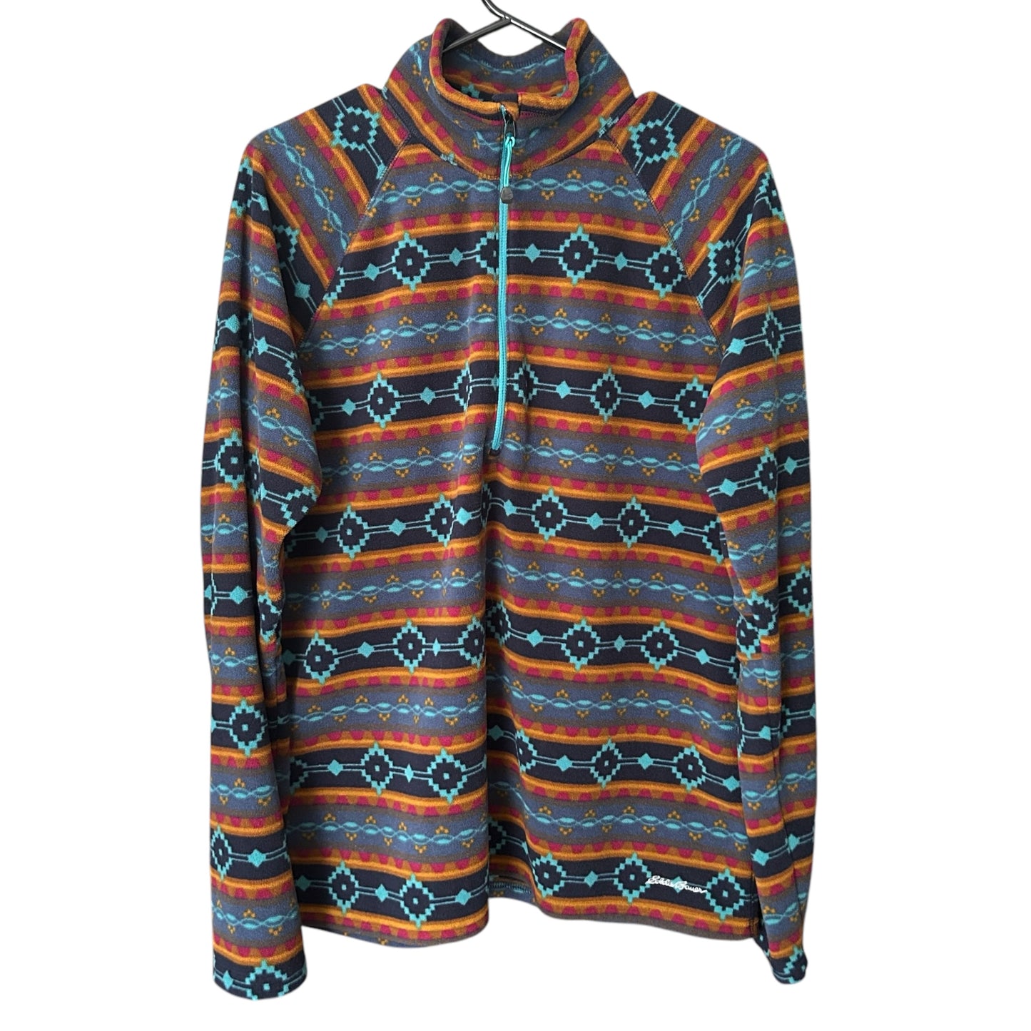 Eddie Bauer Half 1/2 Zip Lightweight Fleece Pullover Size XL