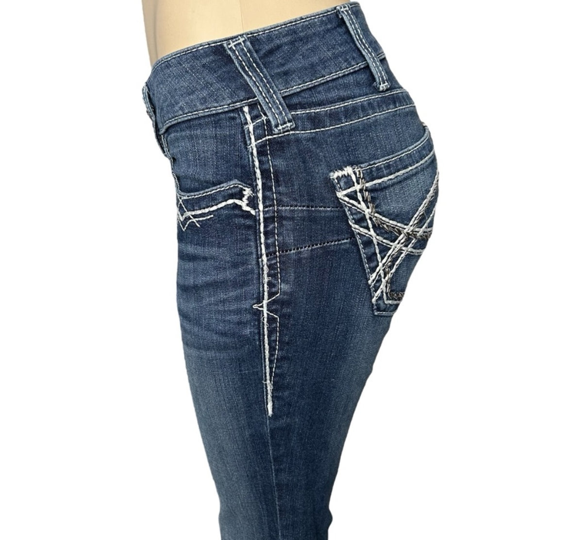 Ariat REAL Denim Jeans Mid Rise Bootcut Size 32x32