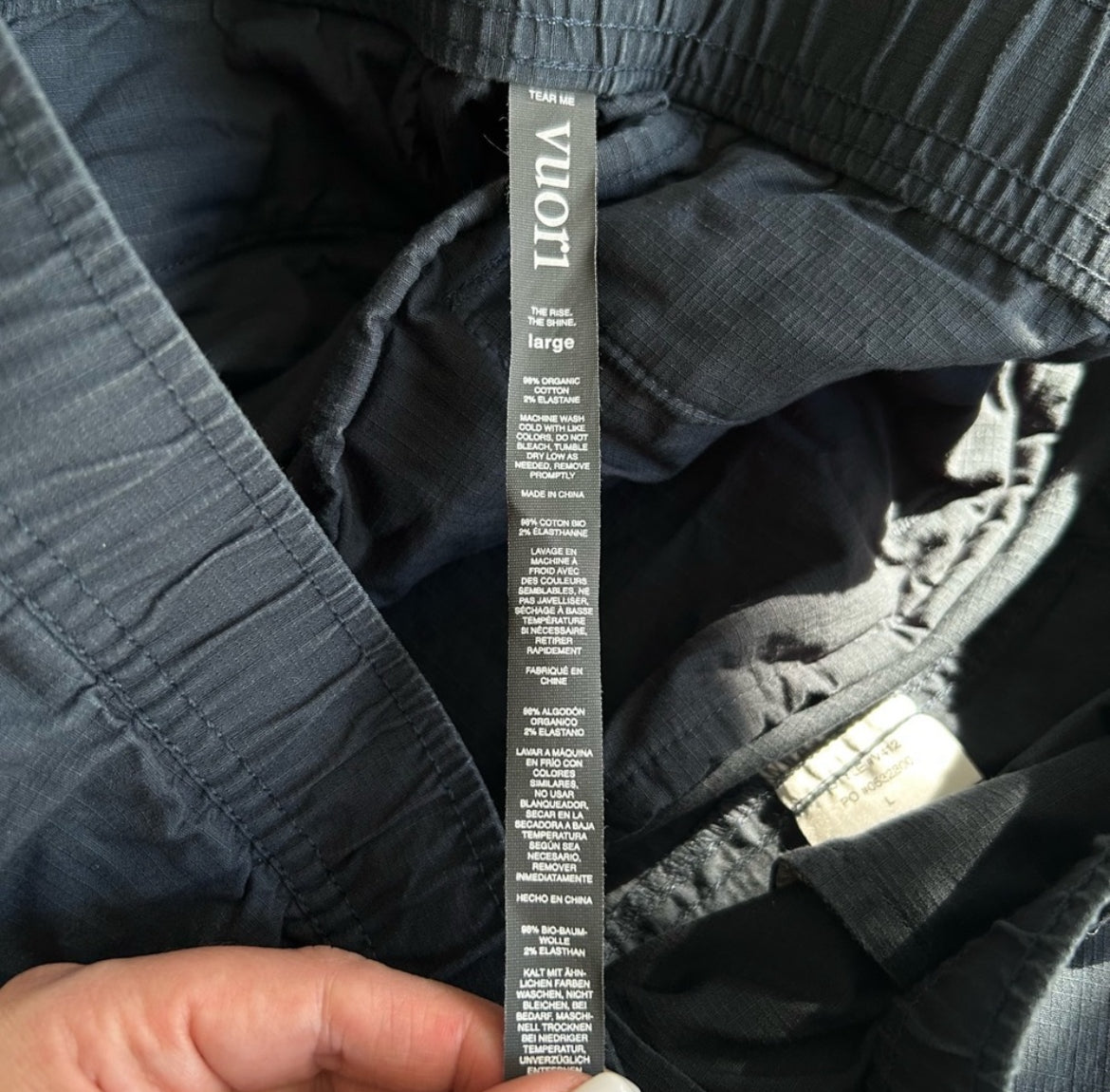 Vuori Ripstop DuraTerra Hiking Pants Size Large