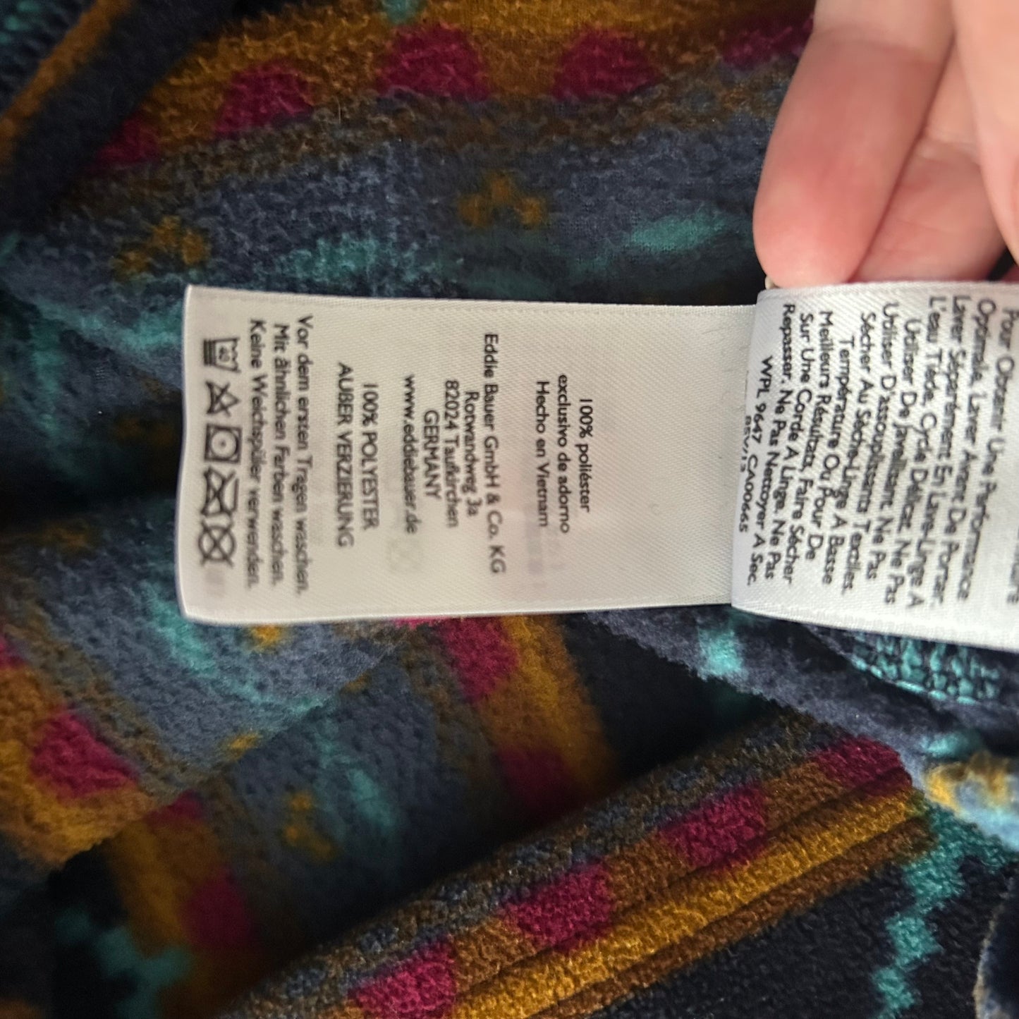 Eddie Bauer Half 1/2 Zip Lightweight Fleece Pullover Size XL