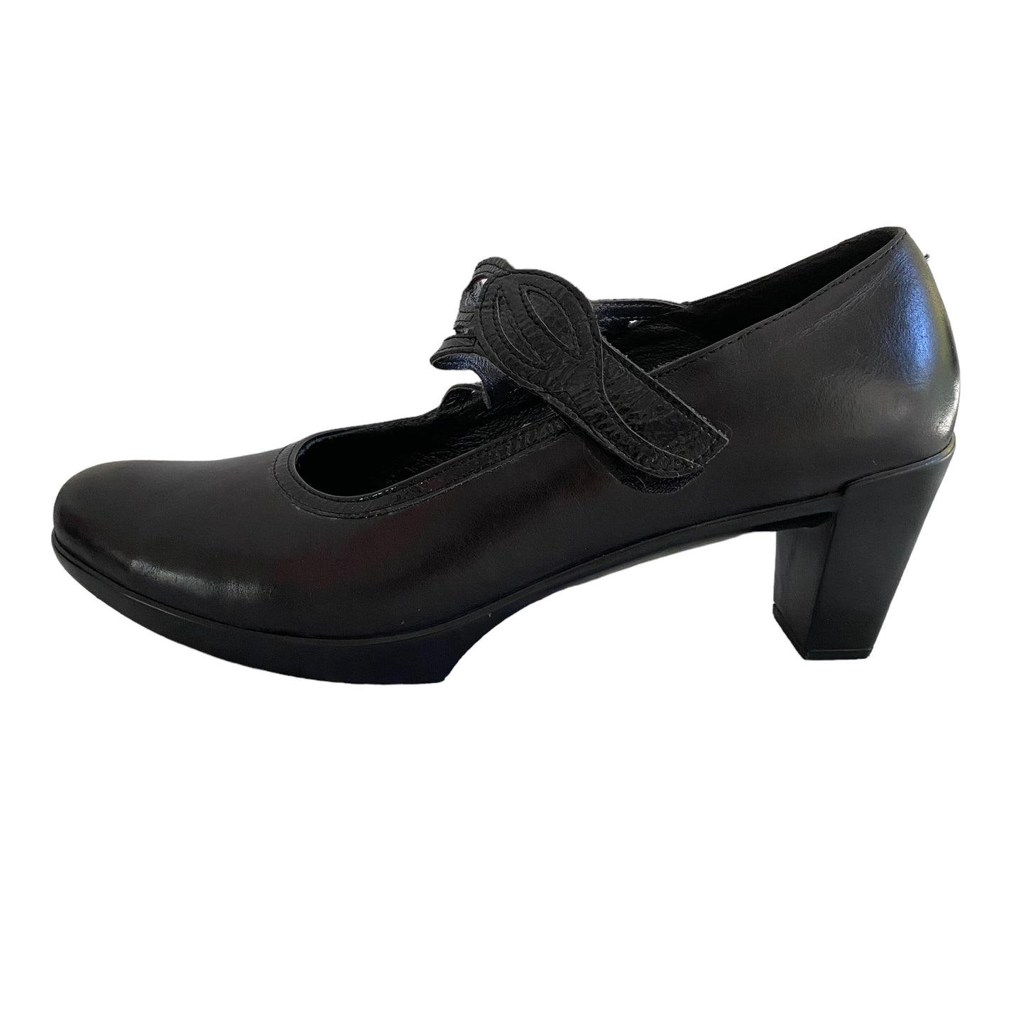 Naot Black Leather Mary Jane Shoes Size 9.5