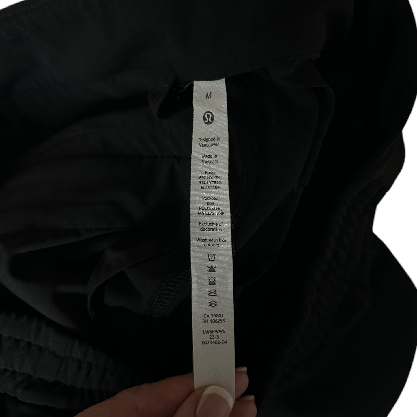 Lulu 2023 Luxtreme Mid-Rise Straight-Leg Trouser Pant Size Medium