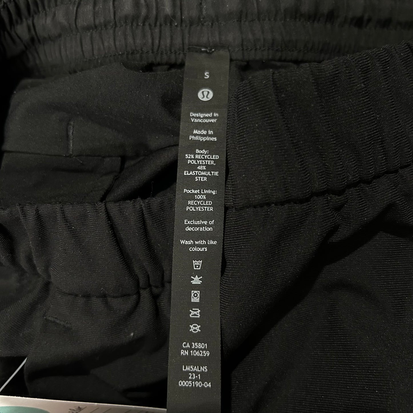 Lulu 2023 Small Men's Pants