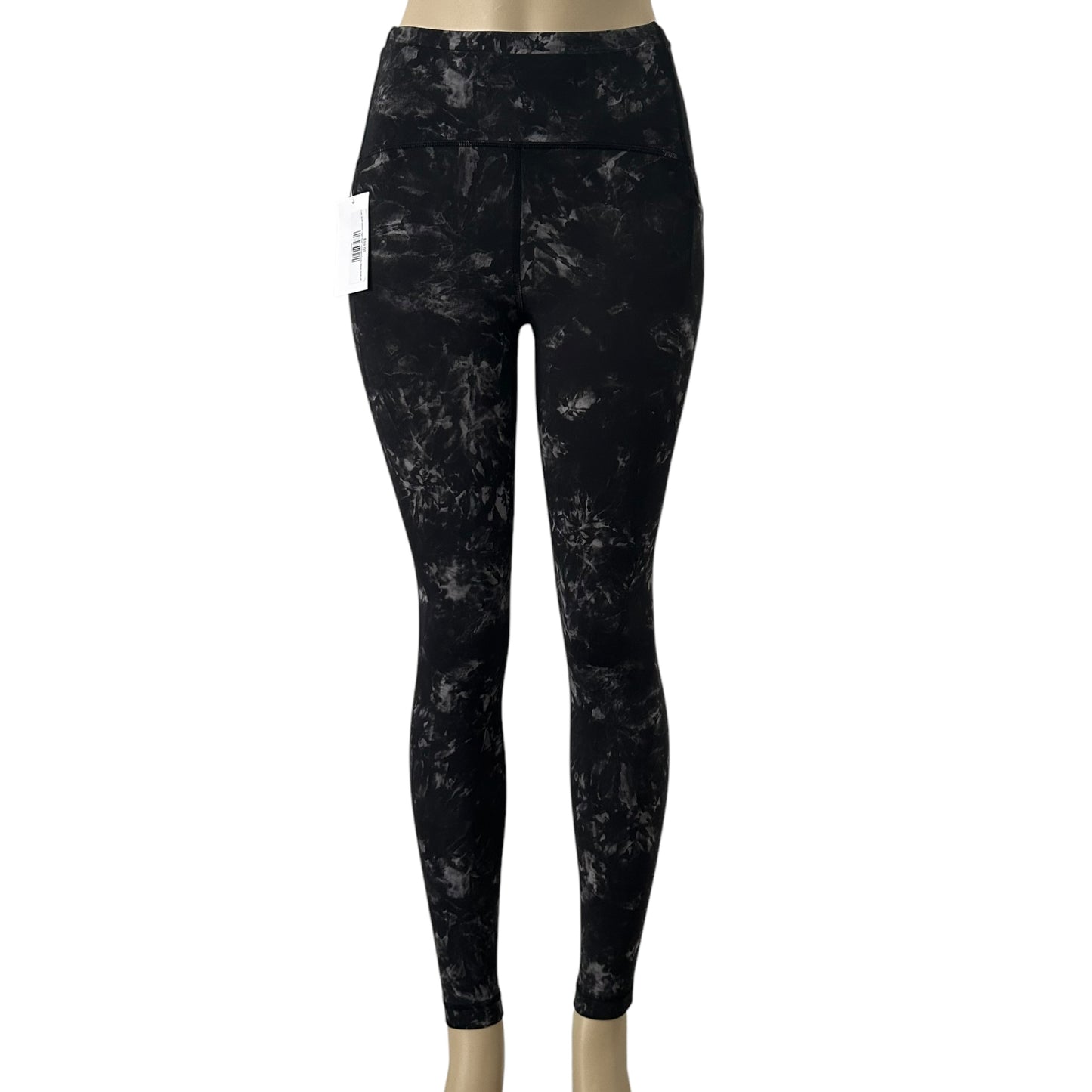 Lululemon Size 4 Swift Speed High Rise Leggings Aquila Black Multi 28”