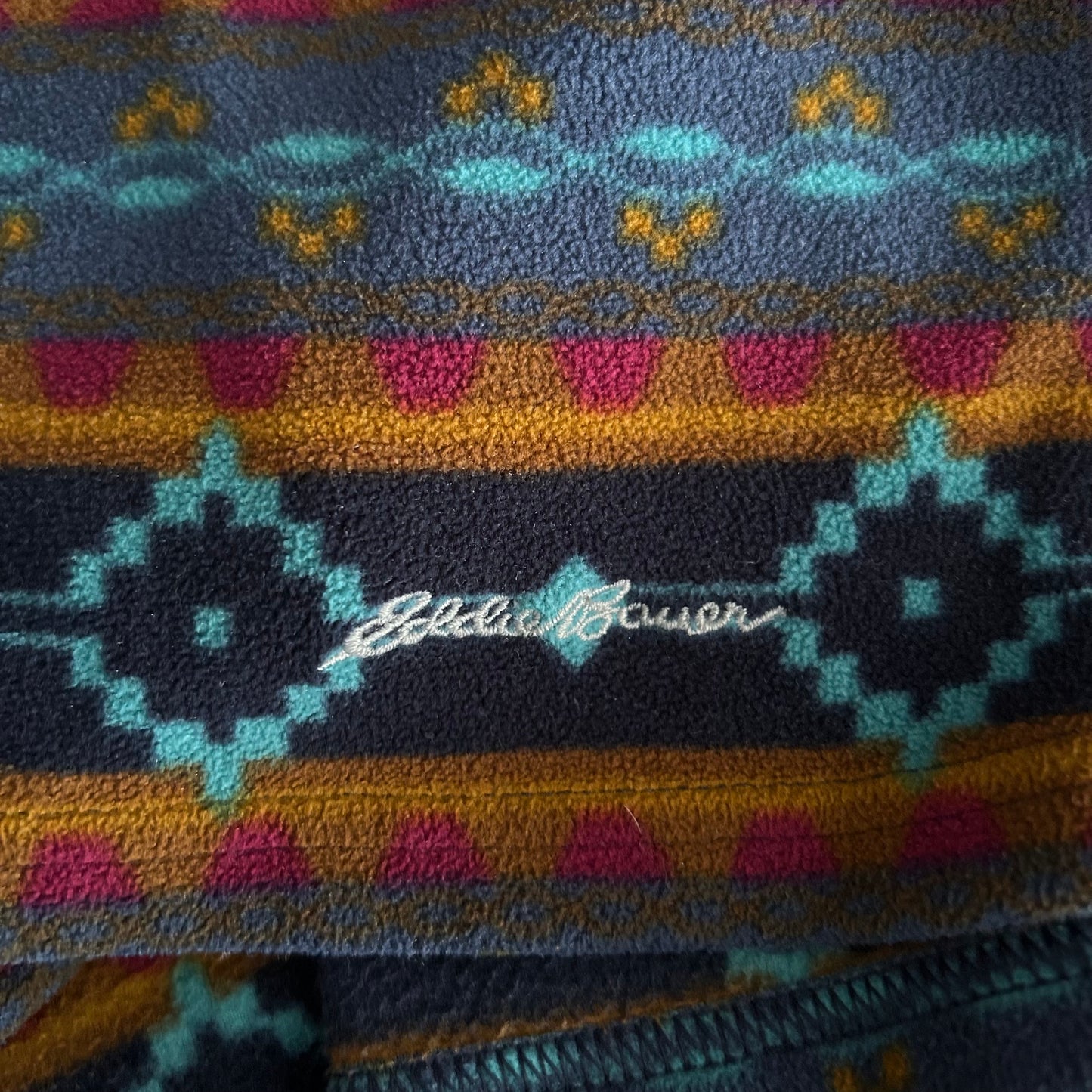 Eddie Bauer Half 1/2 Zip Lightweight Fleece Pullover Size XL