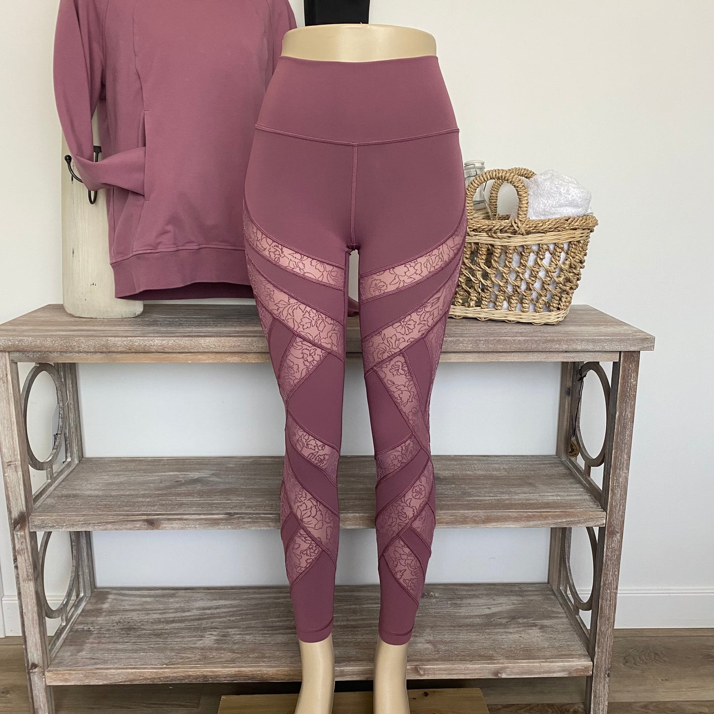 Rare Lululemon Wunder Under High-Rise Leggings *Flocked Size 4