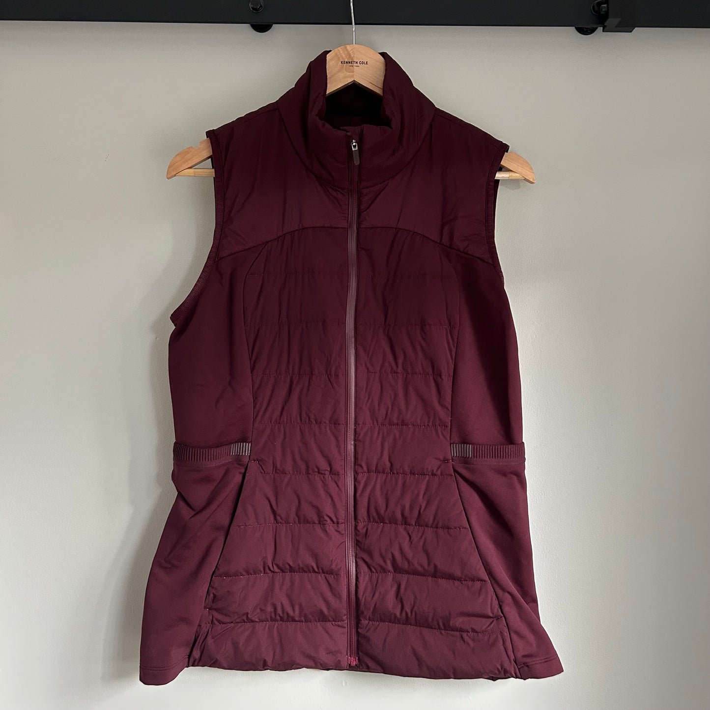 Lululemon Down for It All Puffer Vest Burgundy RARE Size 12