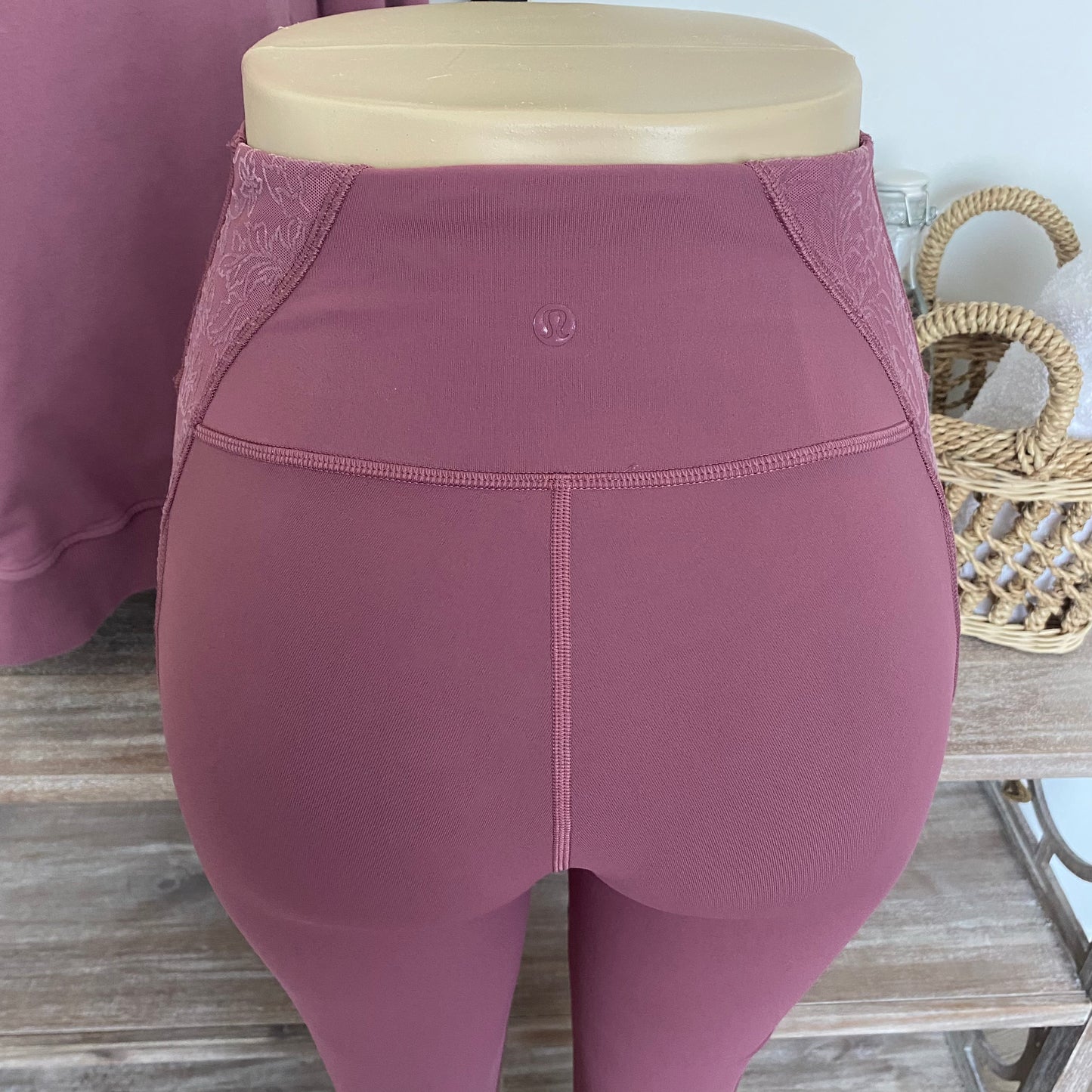 Rare Lululemon Wunder Under High-Rise Leggings *Flocked Size 4