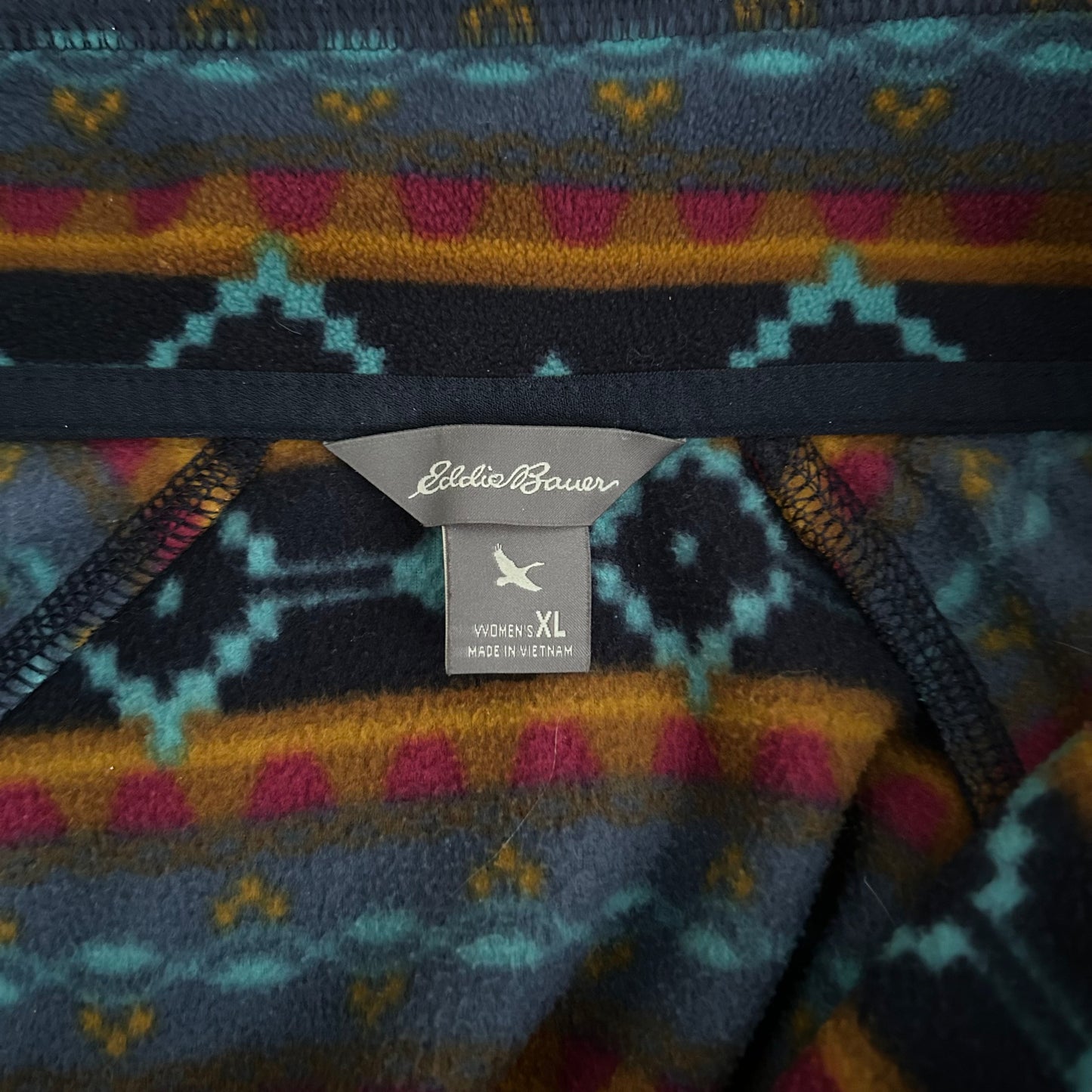 Eddie Bauer Half 1/2 Zip Lightweight Fleece Pullover Size XL