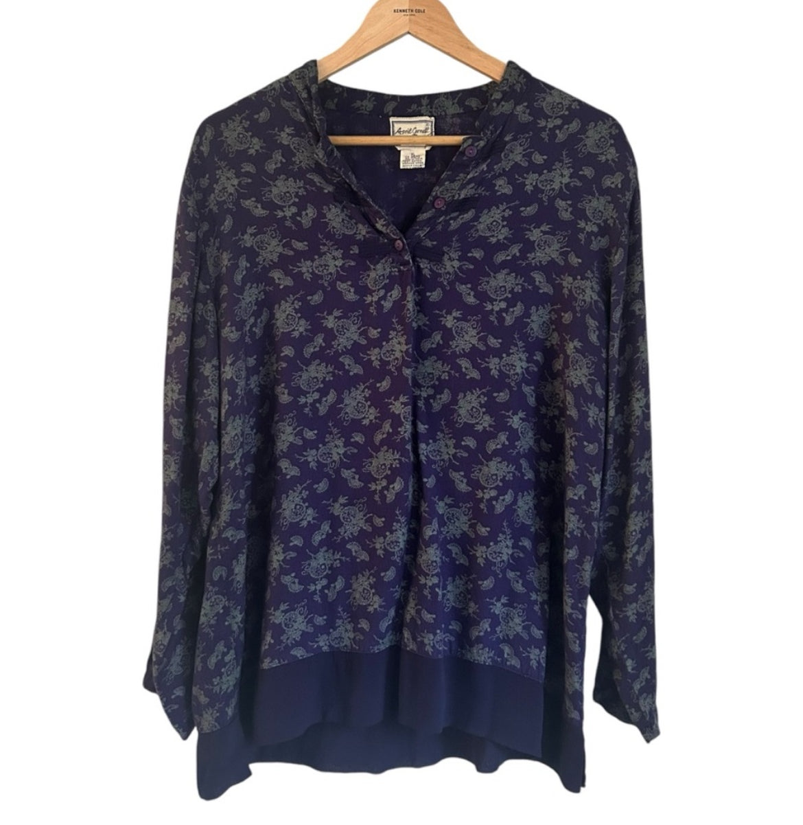 Vintage Very Soft April Cornell Long Sleeve Size XL