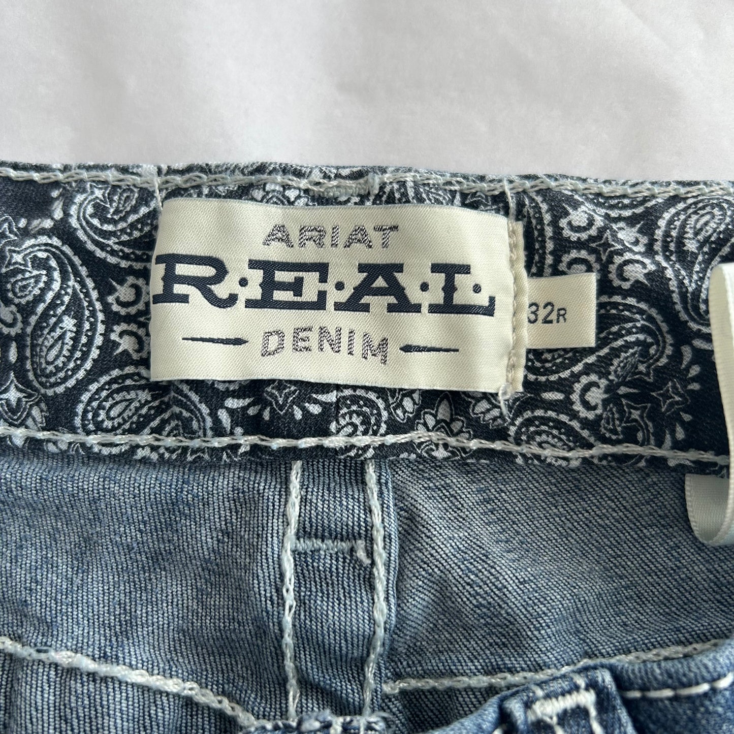 Ariat REAL Denim Jeans Mid Rise Bootcut Size 32x32