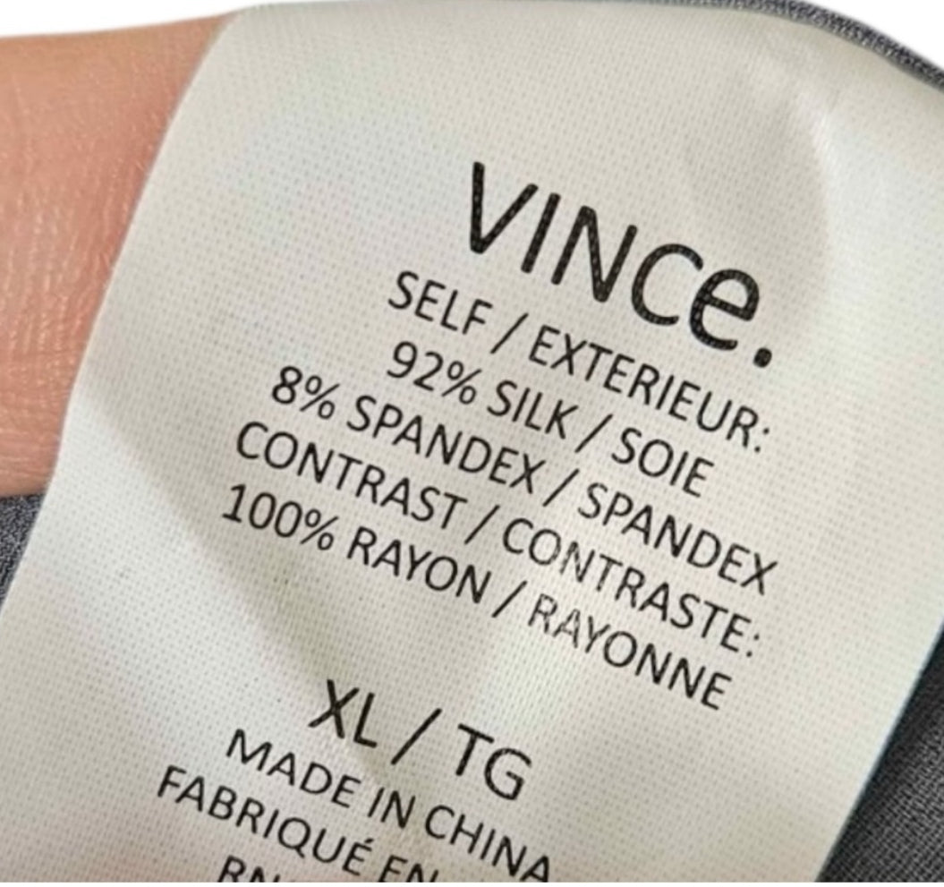 NEW! Vince Silk Dress Maxi Size XL