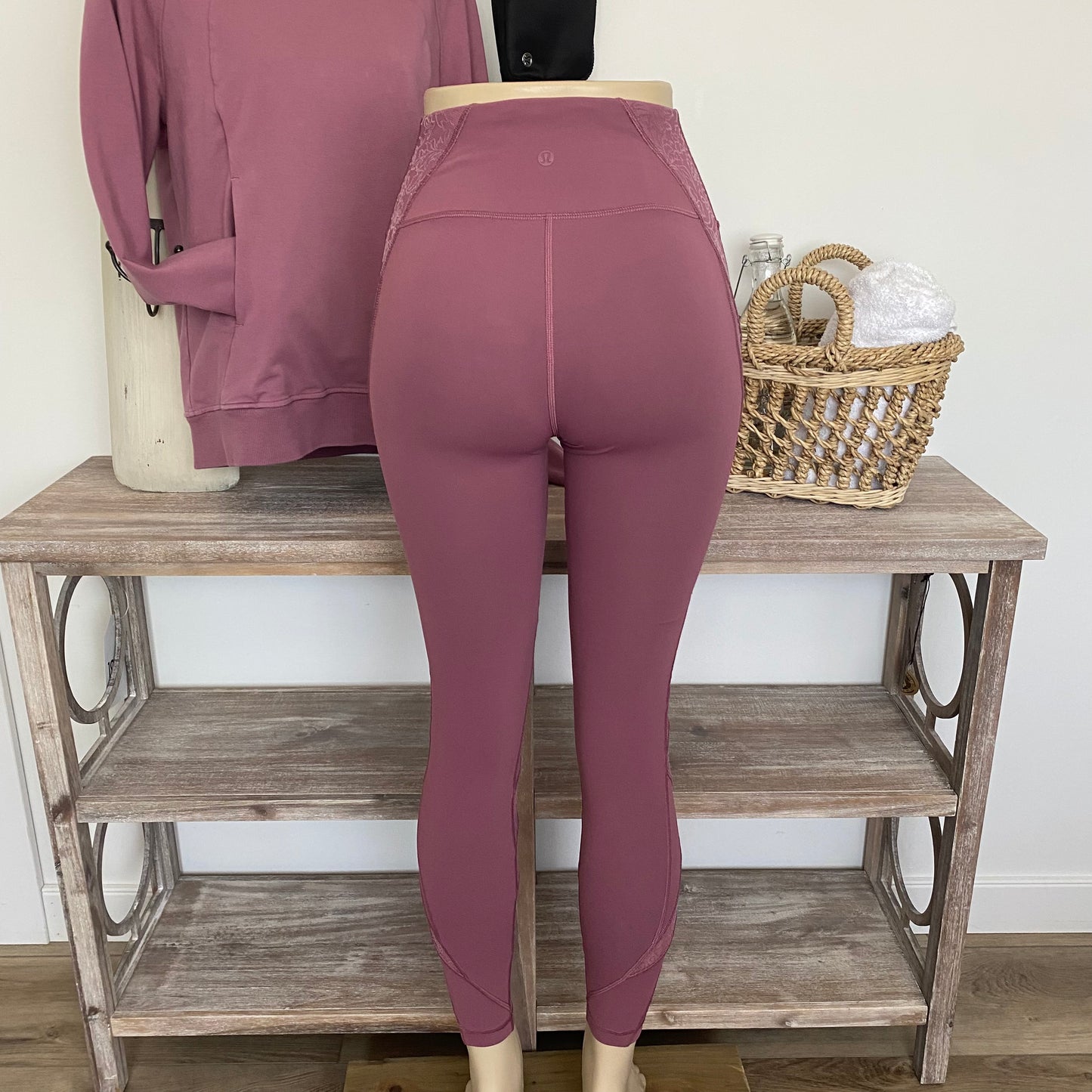 Rare Lululemon Wunder Under High-Rise Leggings *Flocked Size 4