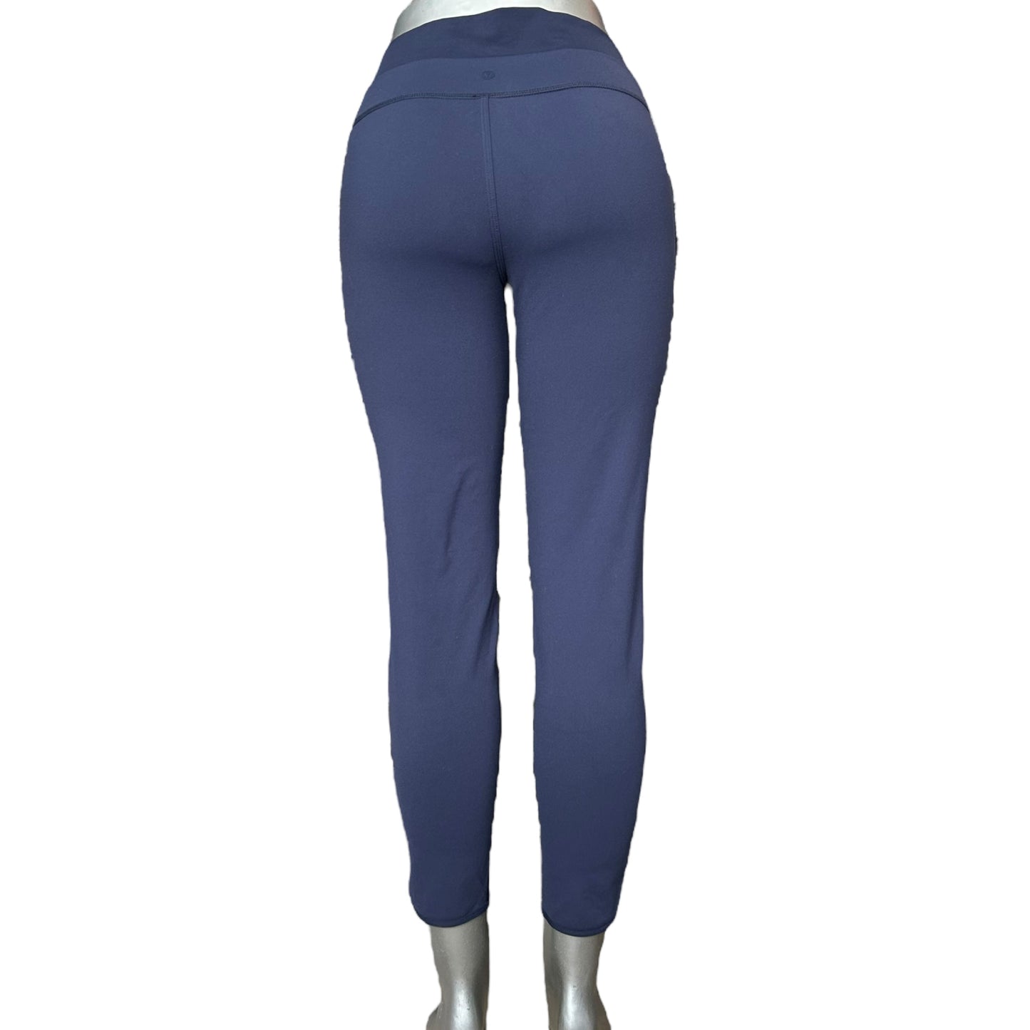 Lulu Size 6 Straight To Class High-Rise Pants Navy Rare