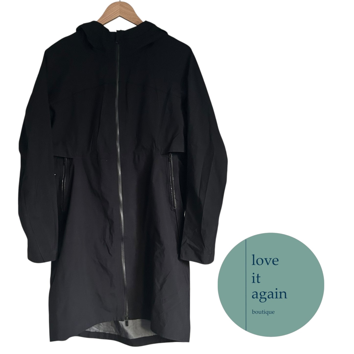 Lululemon Cloud Crush Long Rain Jacket Size 10