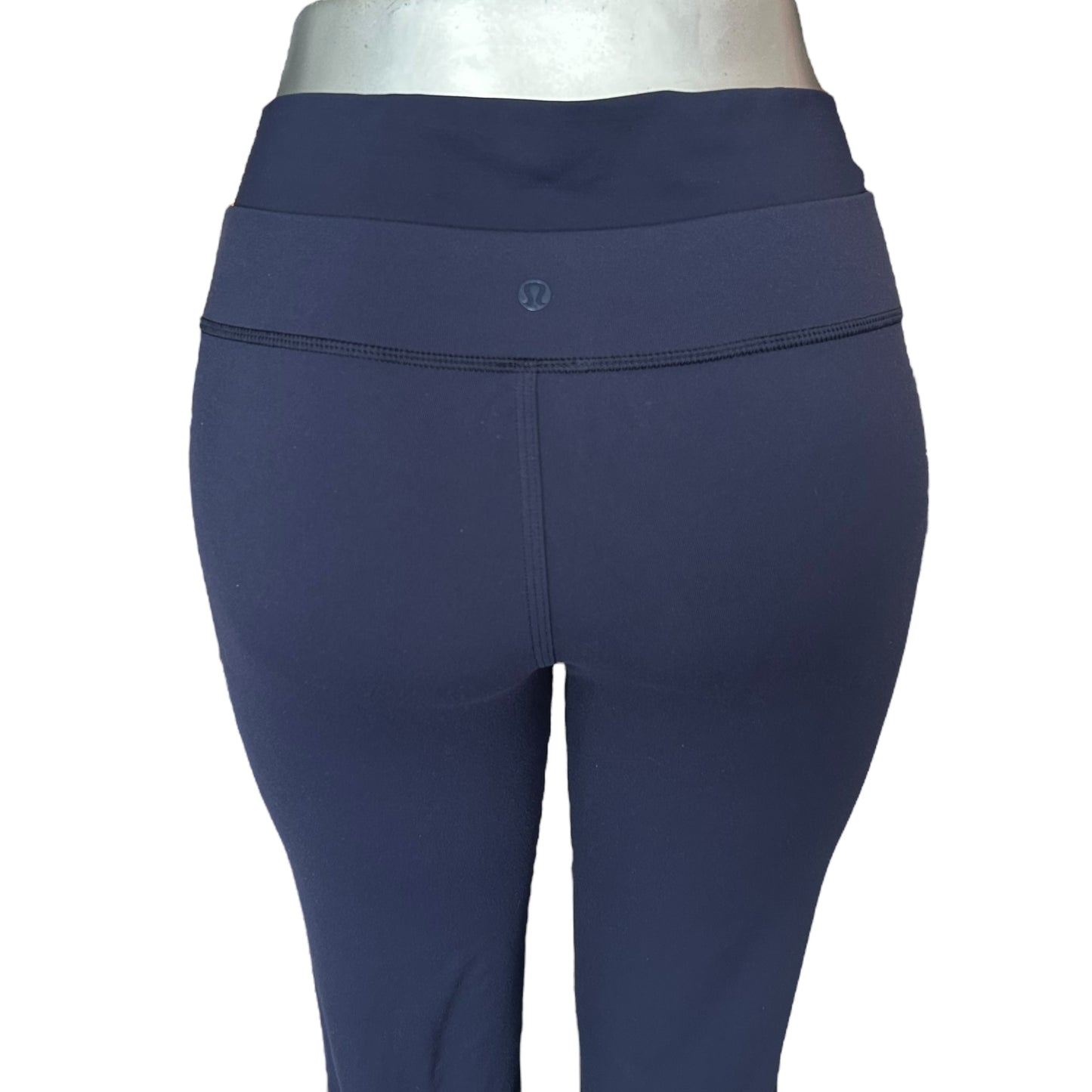 Lulu Size 6 Straight To Class High-Rise Pants Navy Rare