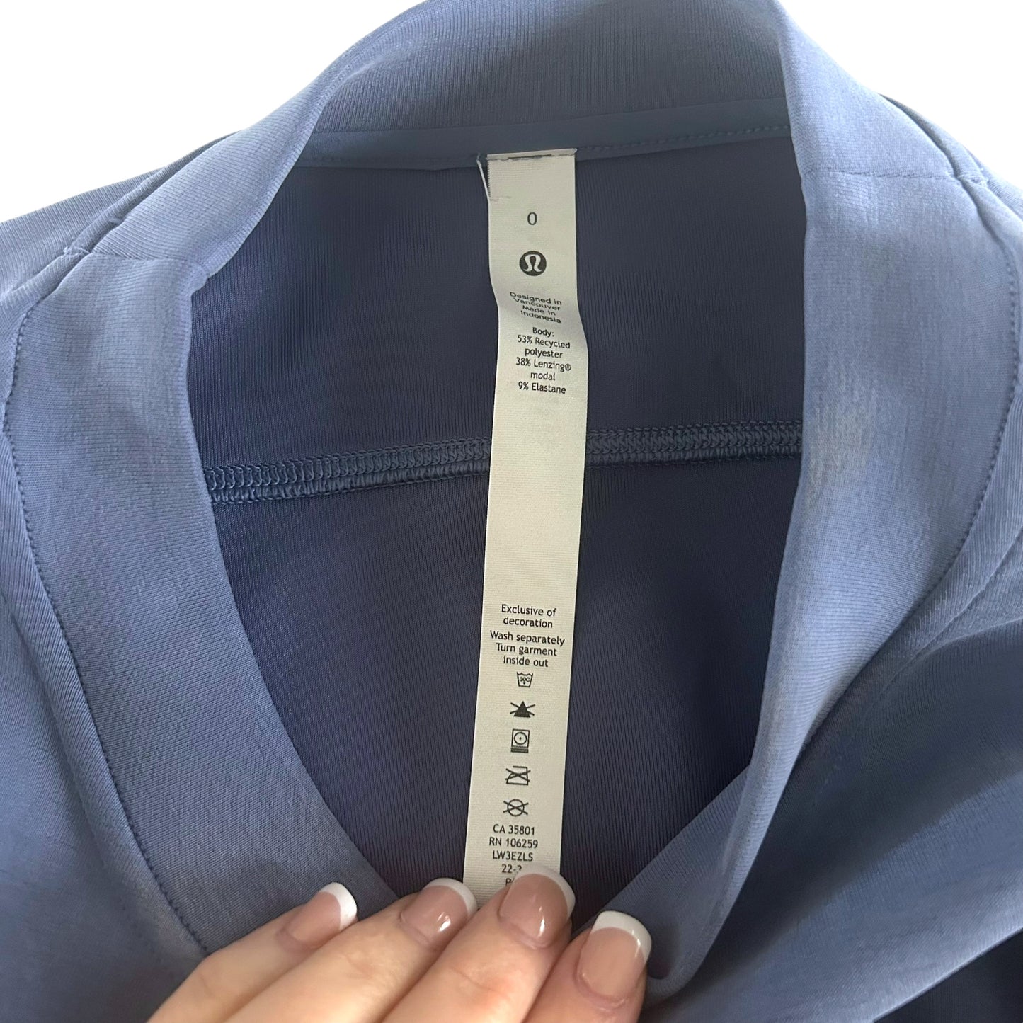 Lulu Size 0 Perfectly Oversized Cropped Crew Softstreme Rare