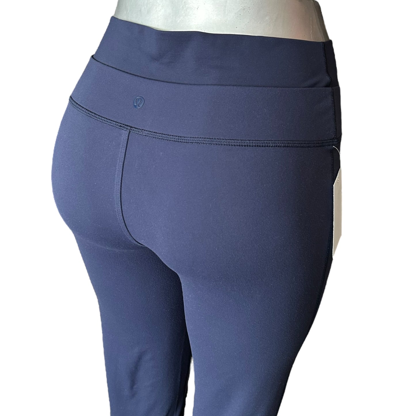 Lulu Size 6 Straight To Class High-Rise Pants Navy Rare