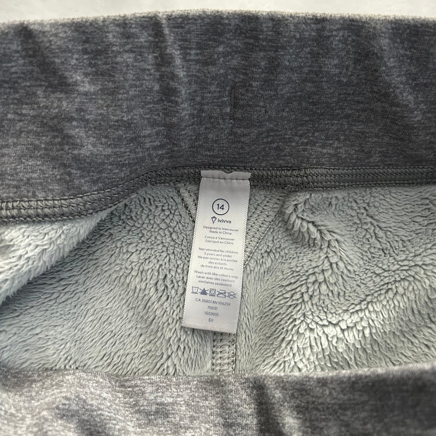 Ivivva (by Lululemon) Fleece Lined Joggers Women’s Small