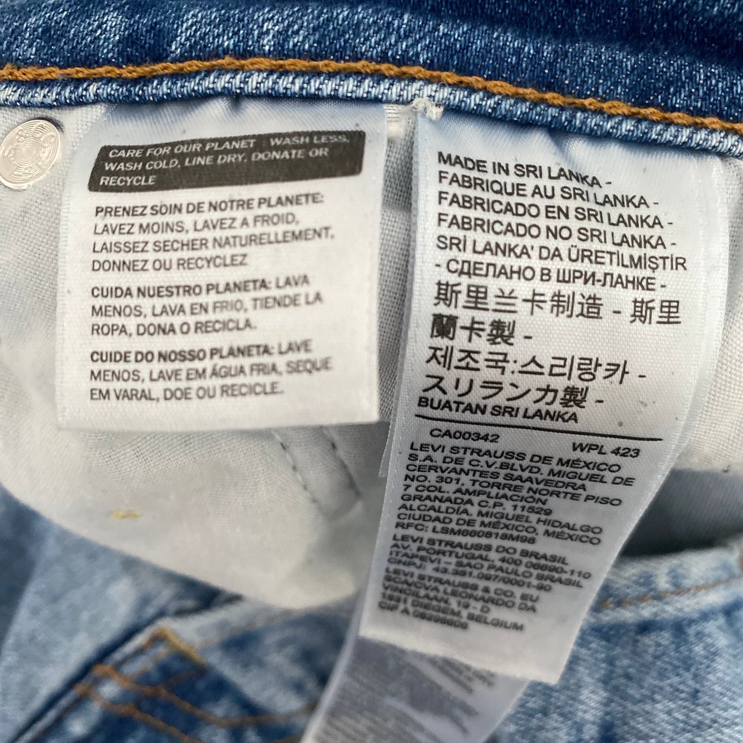 Levi’s Wedgie Straight High Rise Blue Denim Jeans Size 31