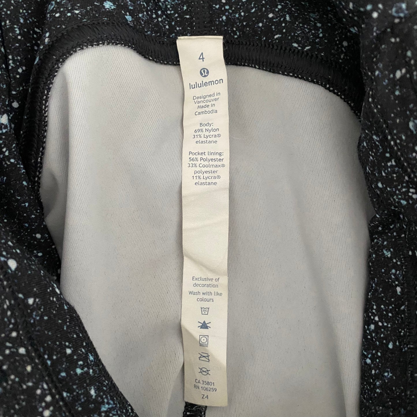 Lululemon Lead The Pack High Rise Crop Size 4
