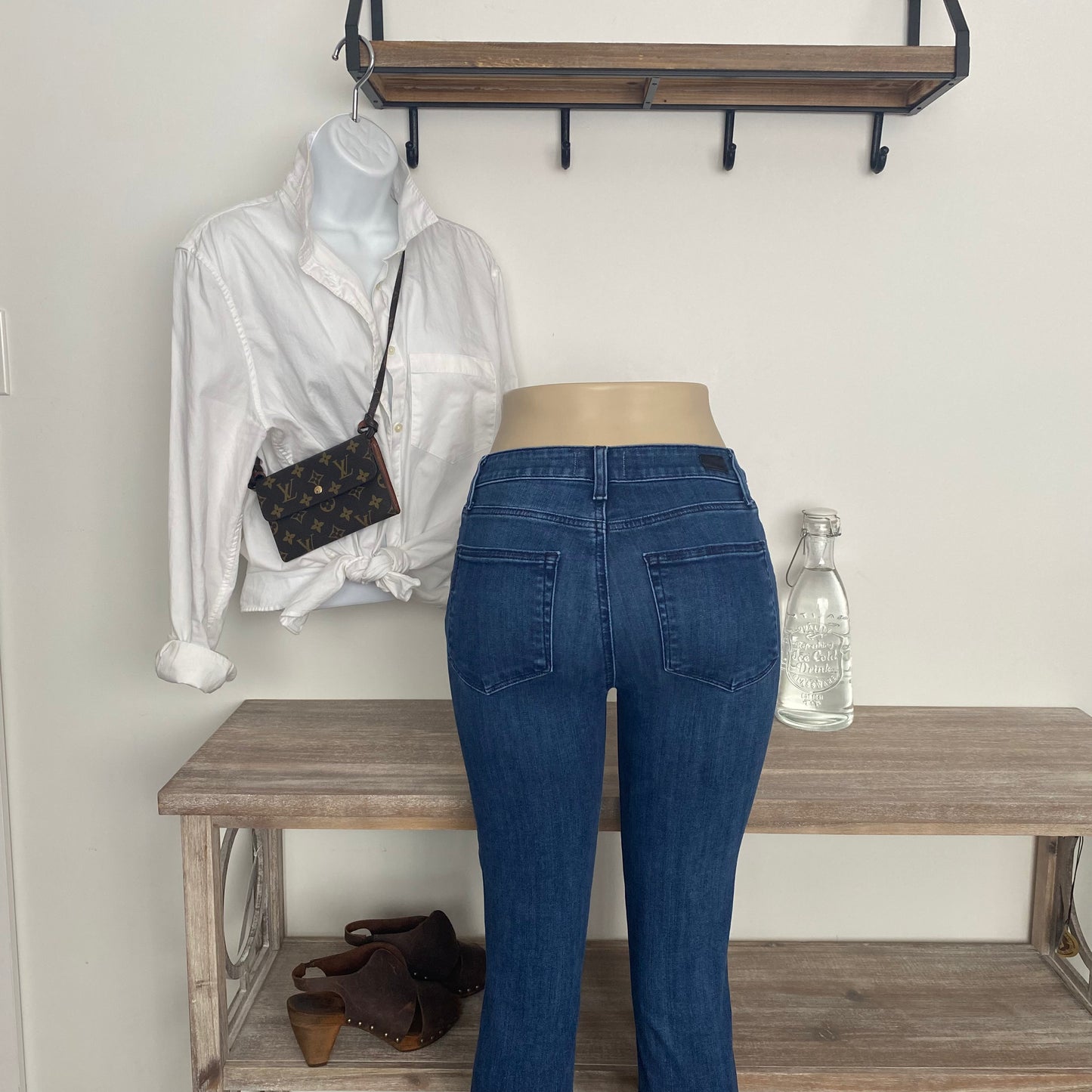 PAIGE Hoxton Ankle Blue Denim Jeans Size 27