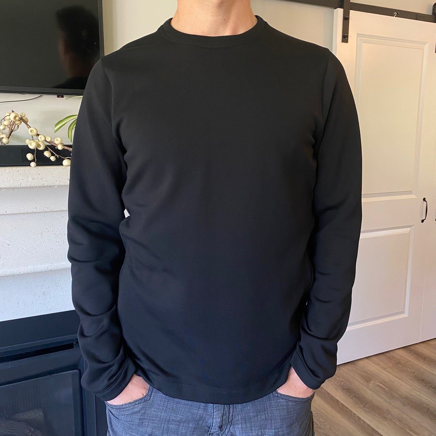 Lululemon Men’s Fleece Crew Pullover Sweatshirt Size Large