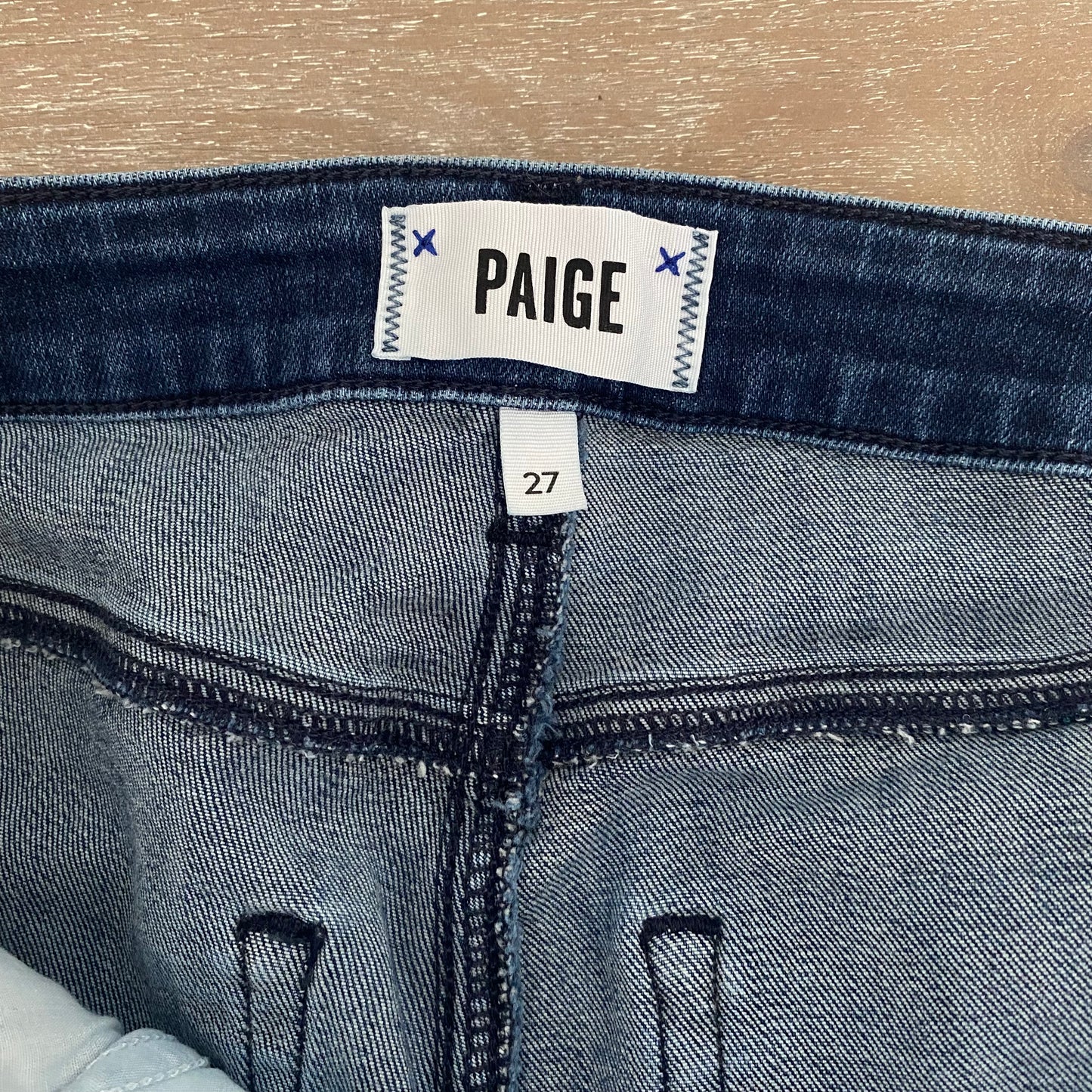PAIGE Hoxton Ankle Blue Denim Jeans Size 27