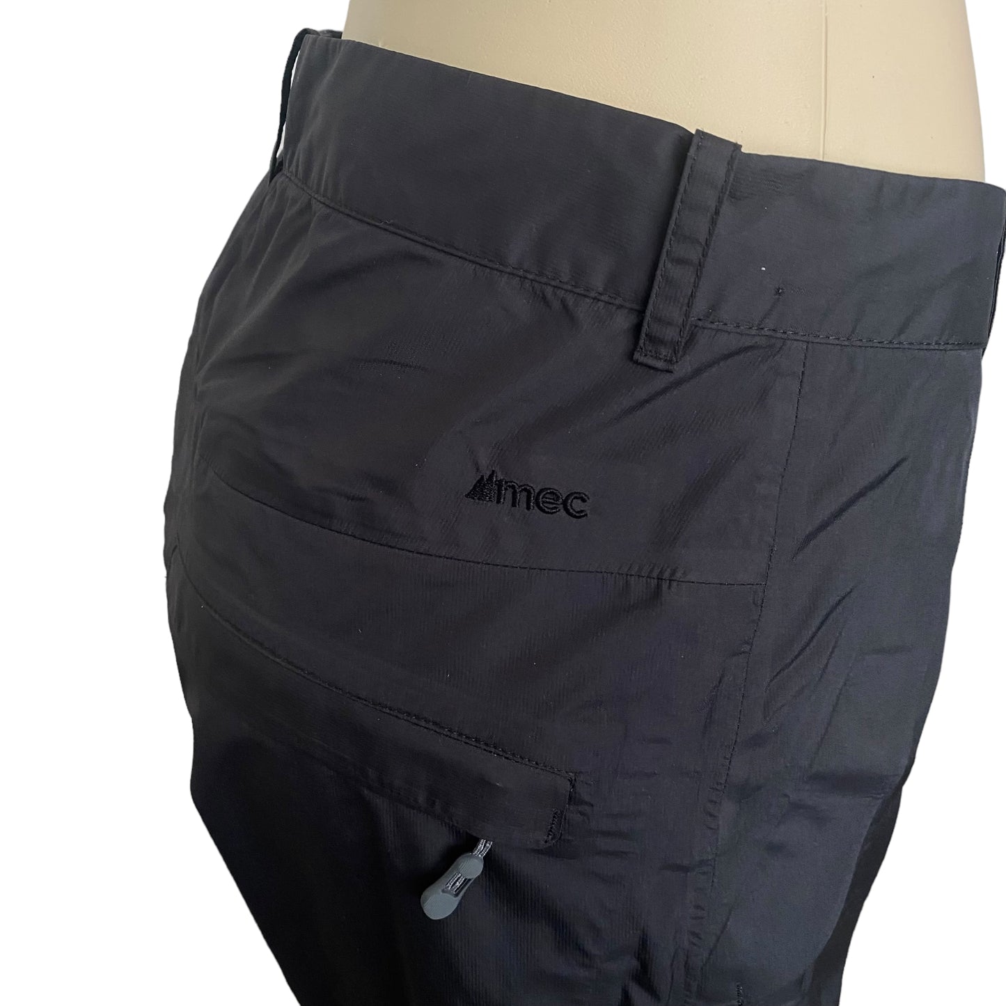 MEC Splash Waterproof Pants Black Size 6