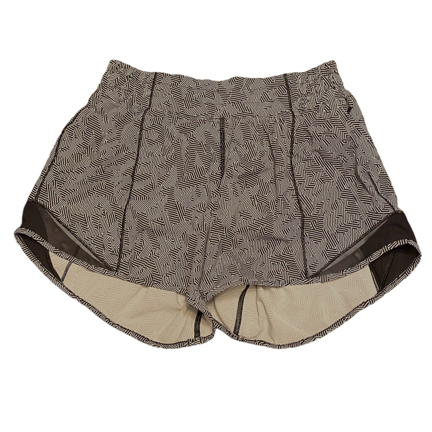 Rare Lululemon Hotty Hot Shorts Lined Seawheeze 2020 Tall Size 6