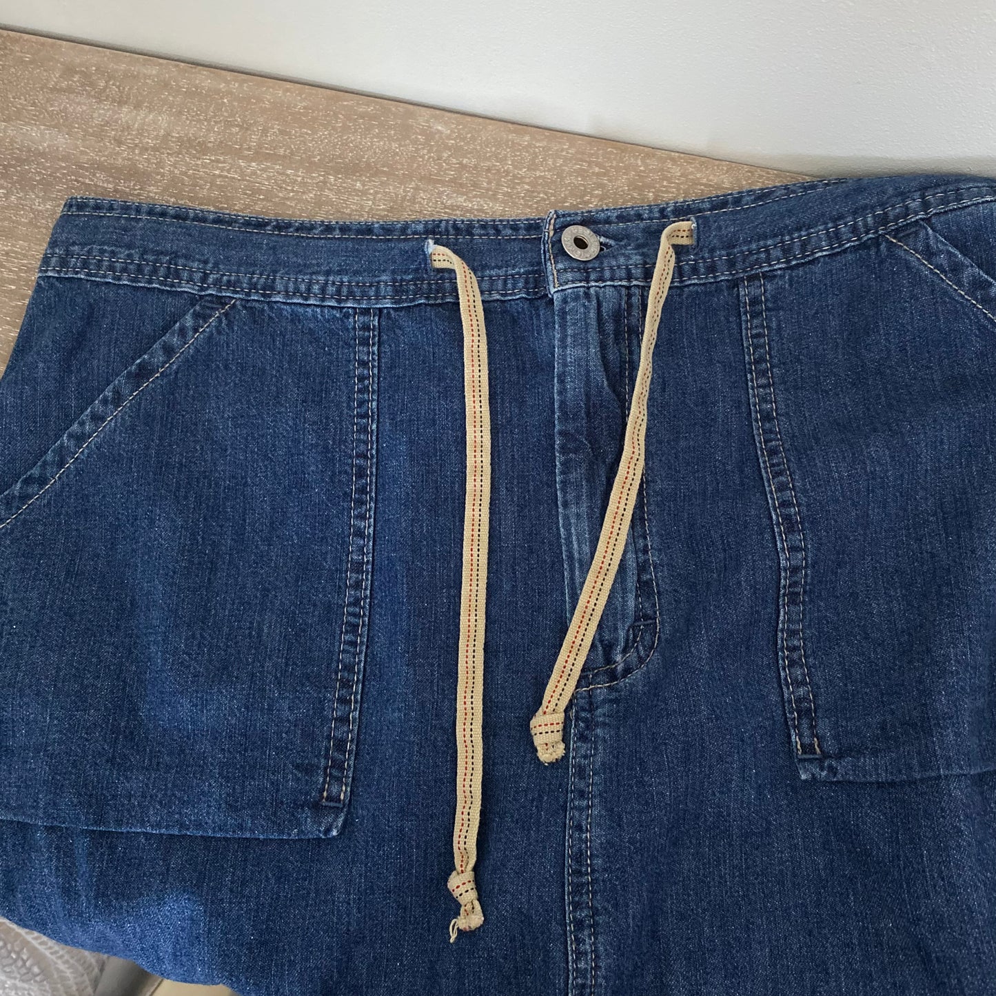 Vintage Tommy Hilfiger Denim Maxi Skirt Size 14
