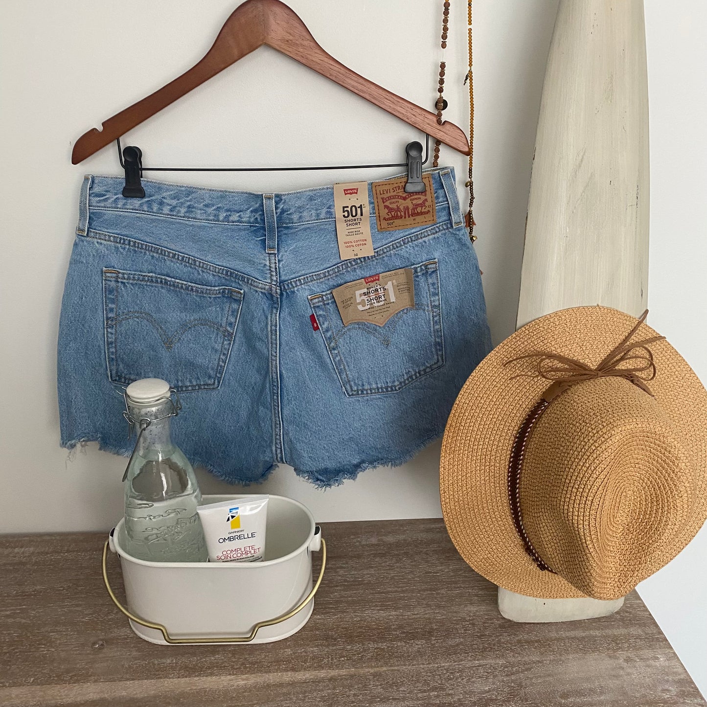 NEW Levi’s 501 High-Rise Denim Jean Shorts Size 32