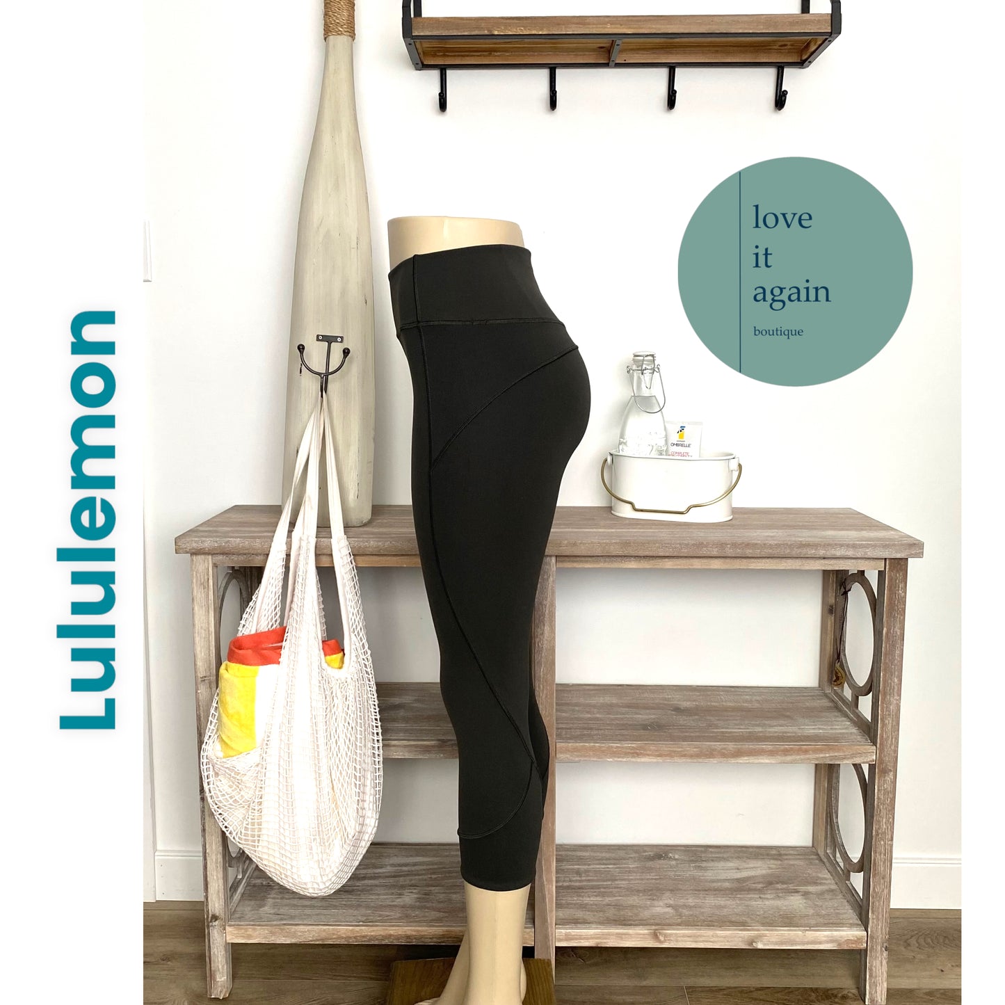 RARE Lululemon In Movement Crop Everlux Size 6