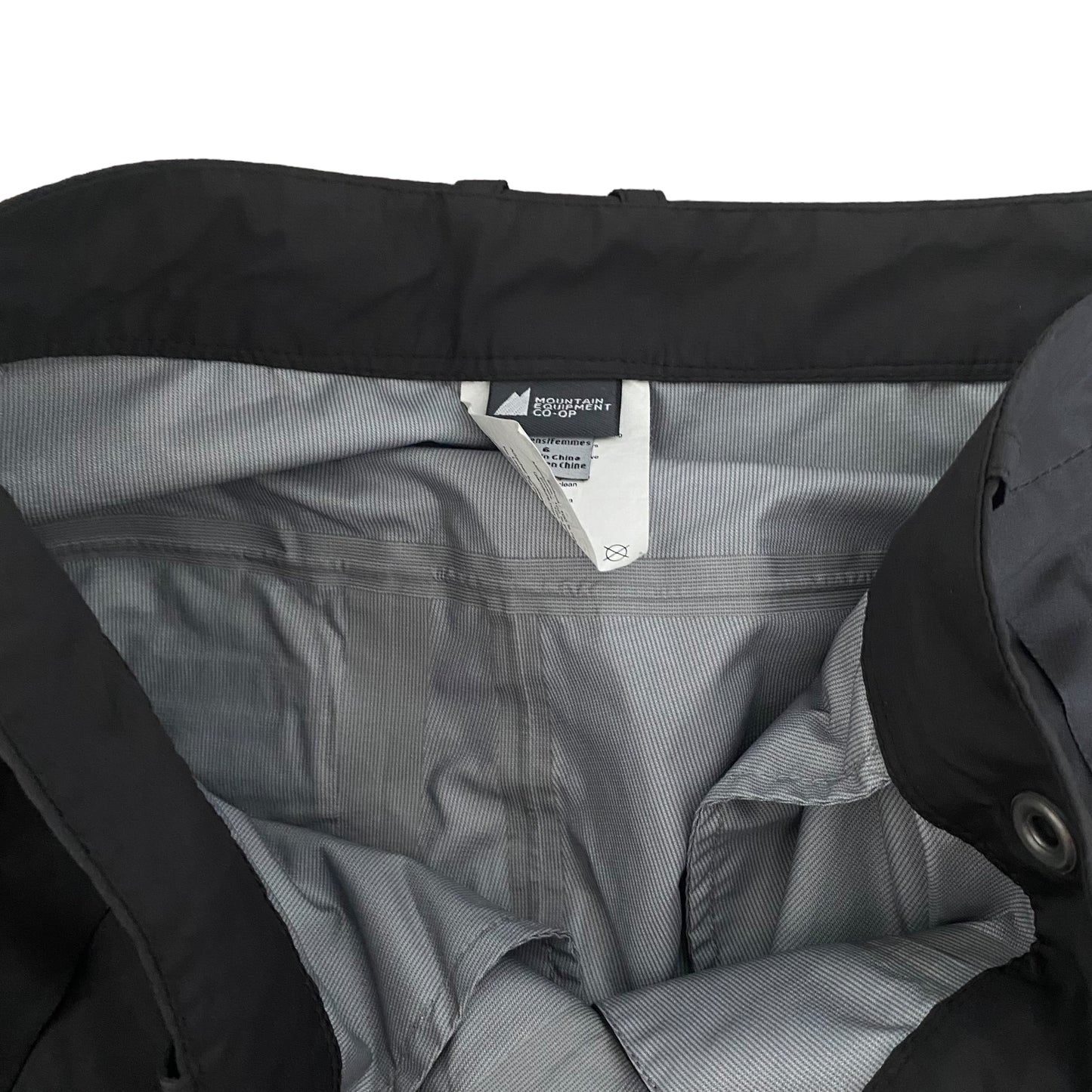 MEC Splash Waterproof Pants Black Size 6