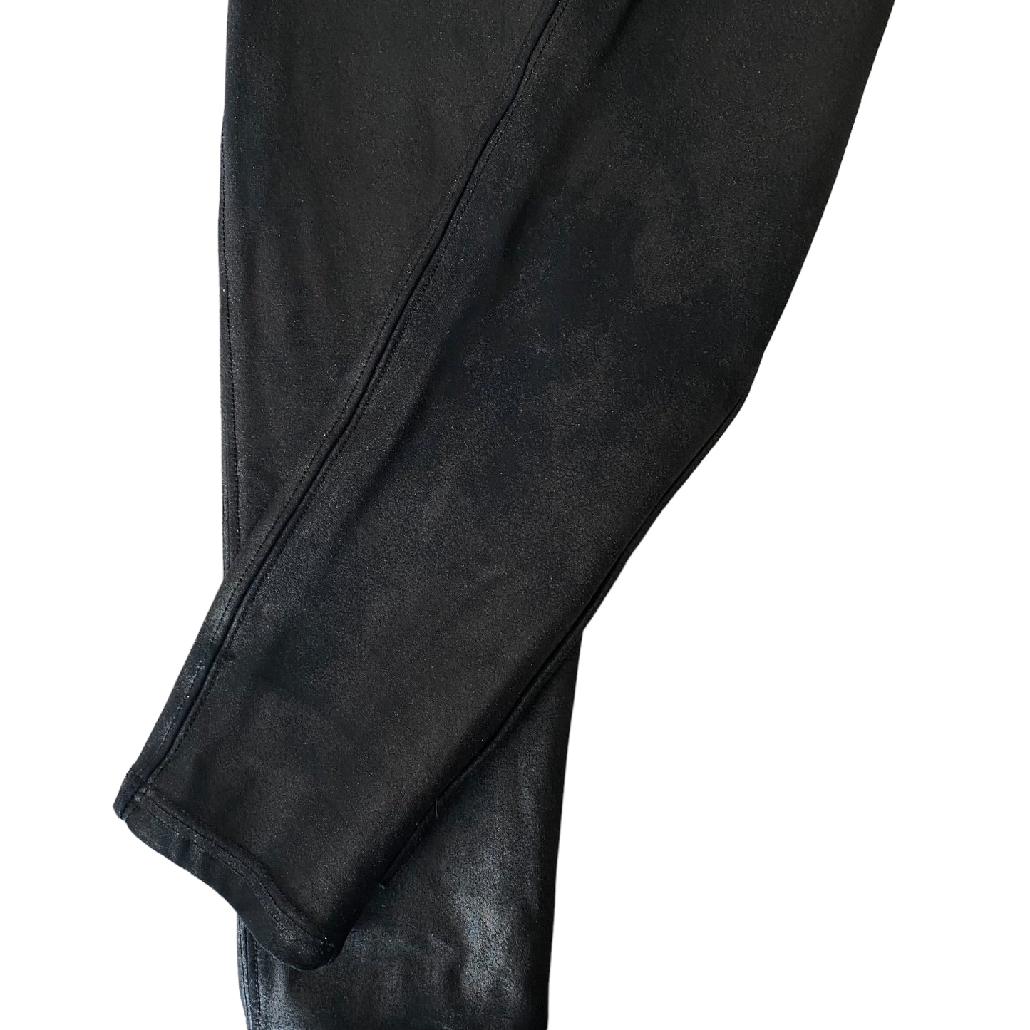 Spanx Distressed Faux-Leather Leggings Size Medium