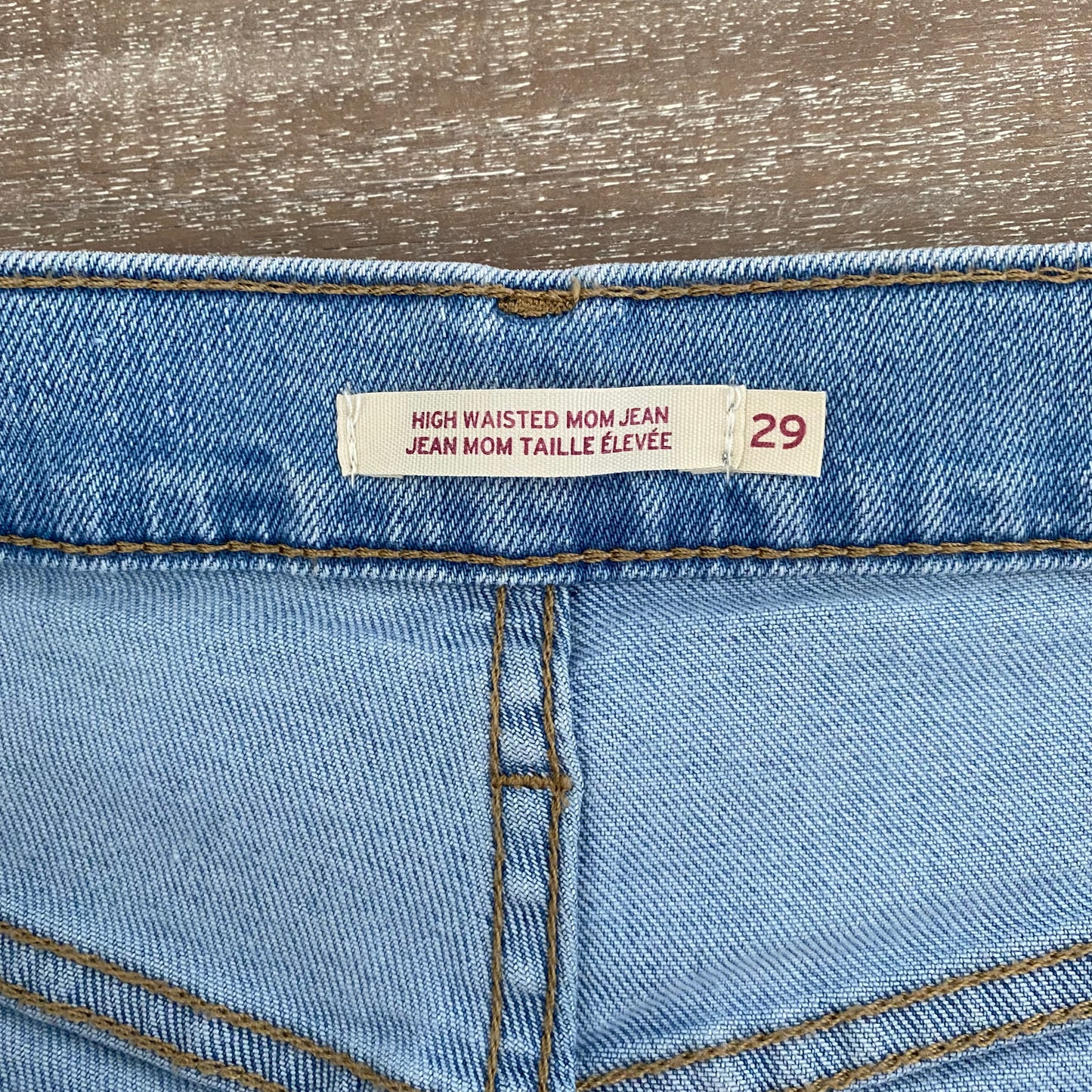 Levi’s High Waisted Mom Jeans Size 29