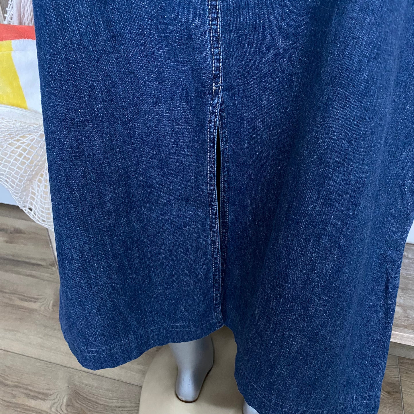 Vintage Tommy Hilfiger Denim Maxi Skirt Size 14