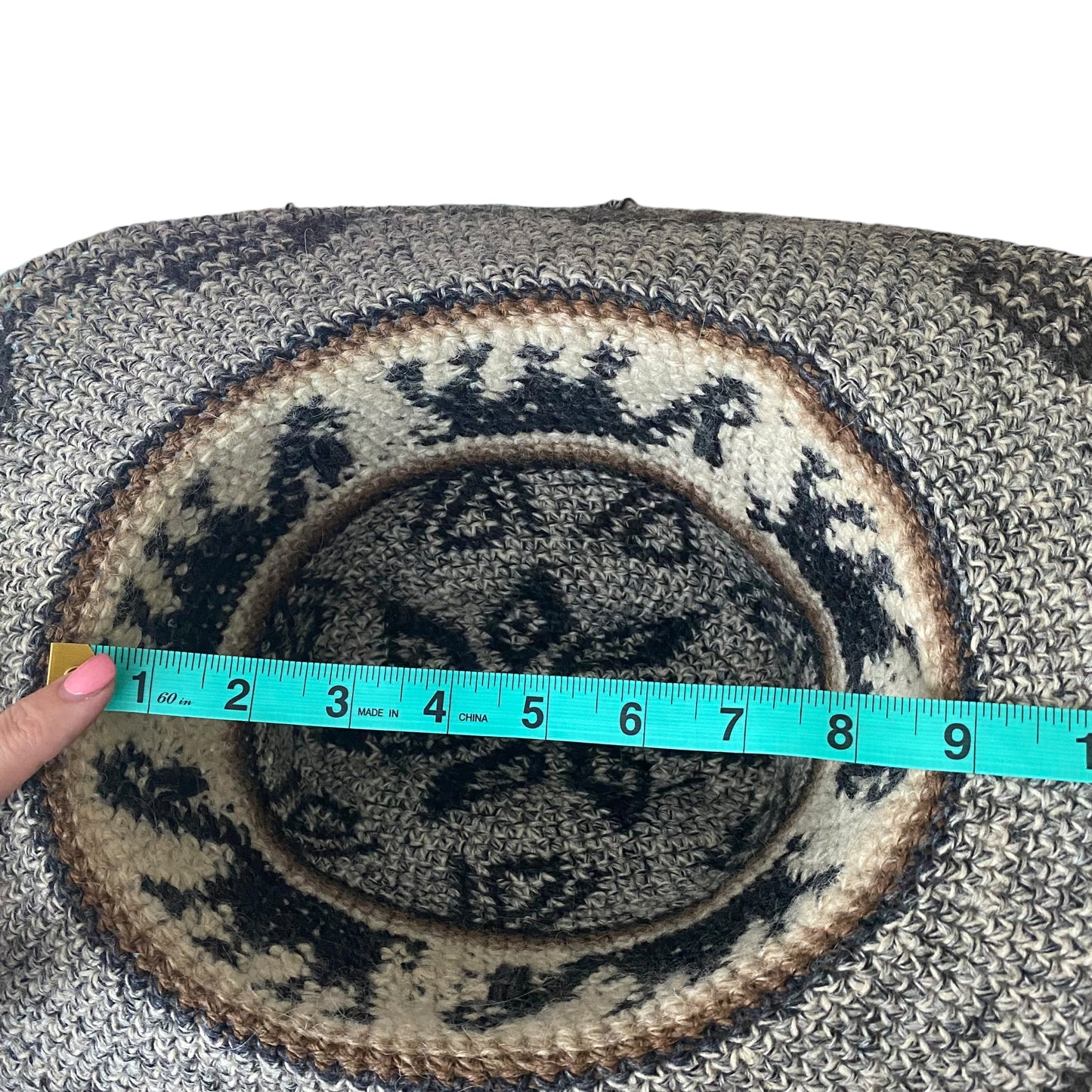 Vintage Peruvian Alpaca Rancher Cowboy Hat