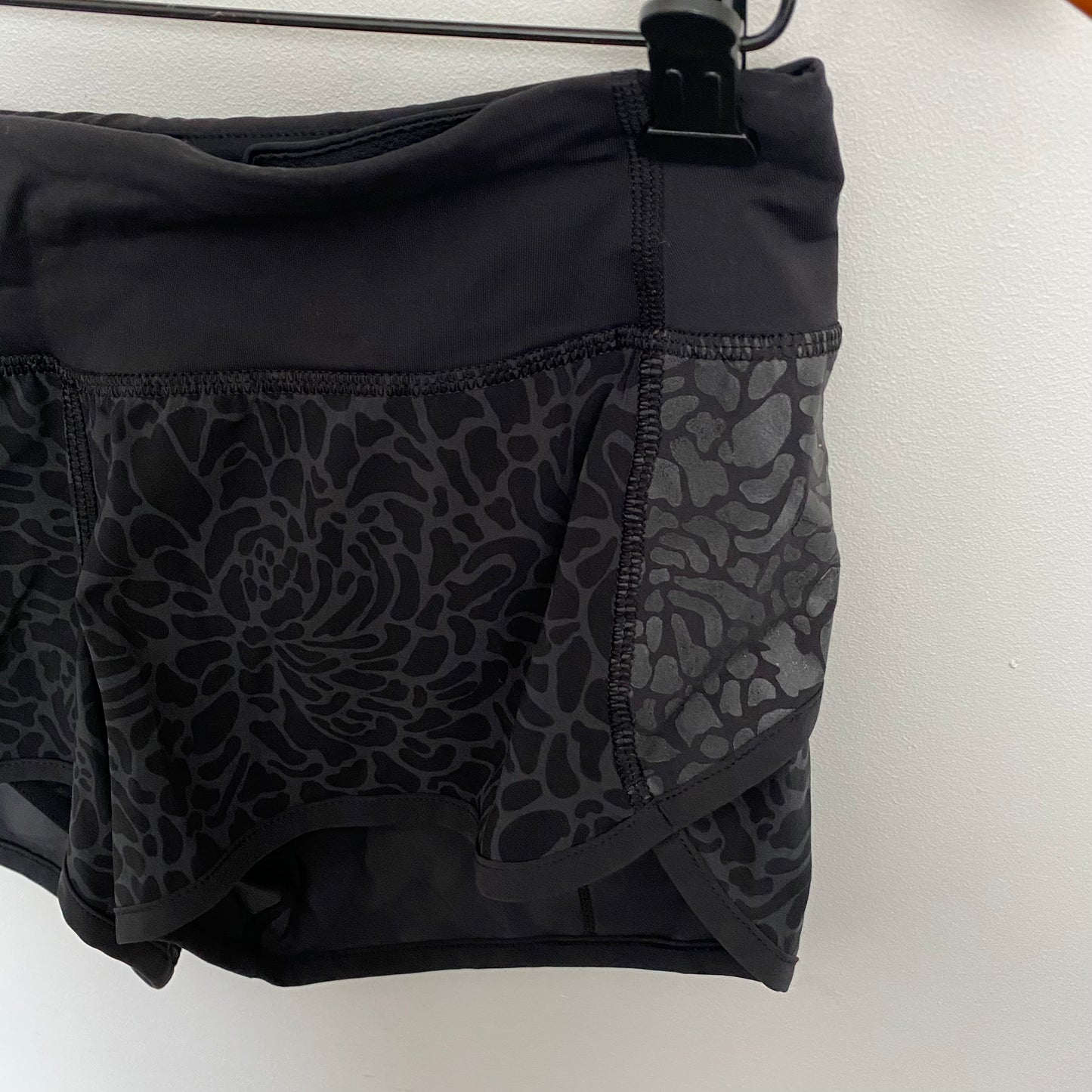 Lululemon Run Speed Shorts Graphic Size 4