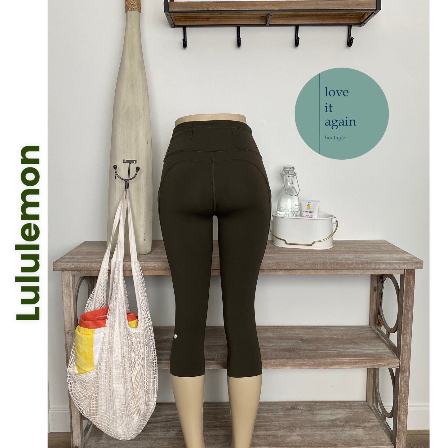 Lululemon Fast & Free Crop II Nulux 19” Size 6