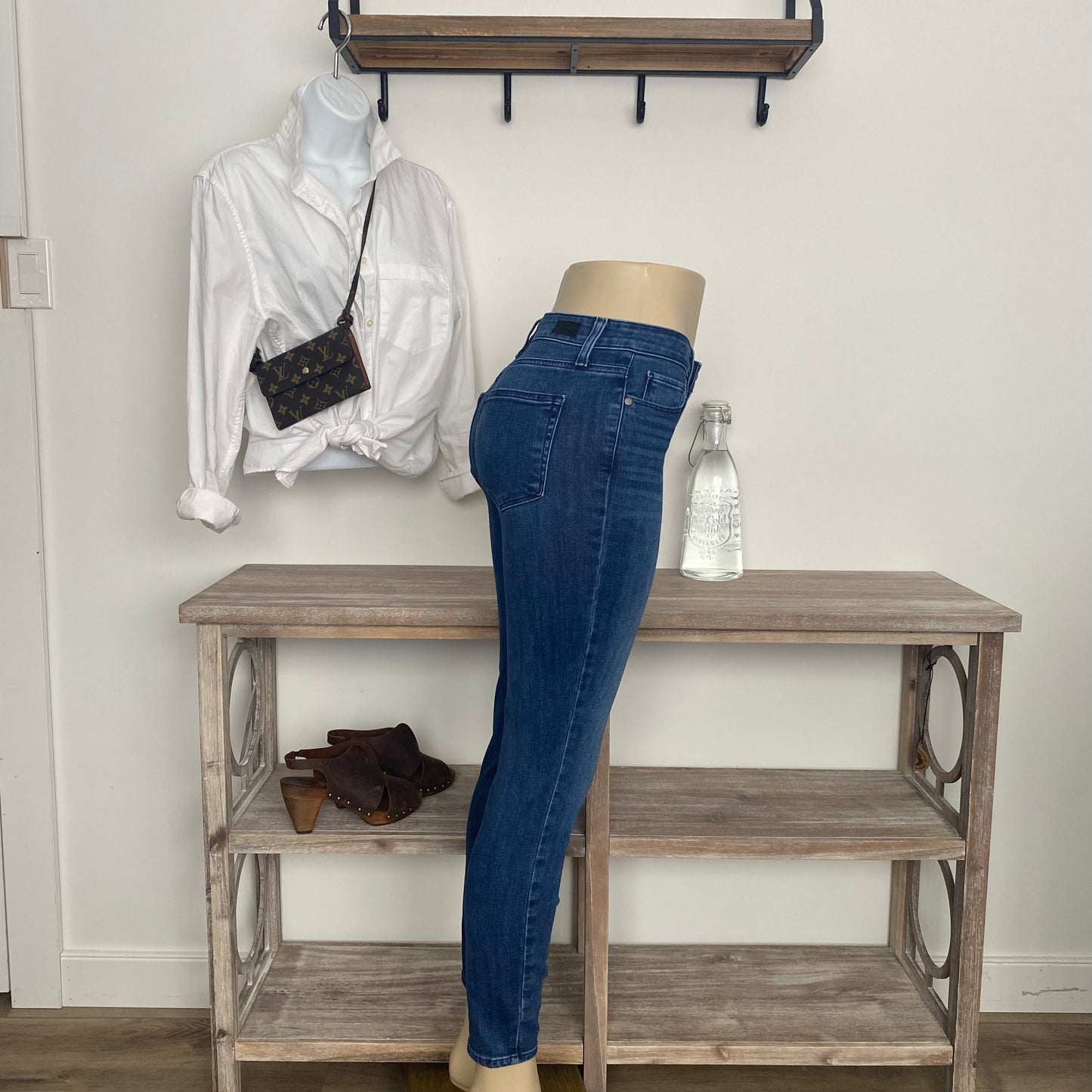 PAIGE Hoxton Ankle Blue Denim Jeans Size 27