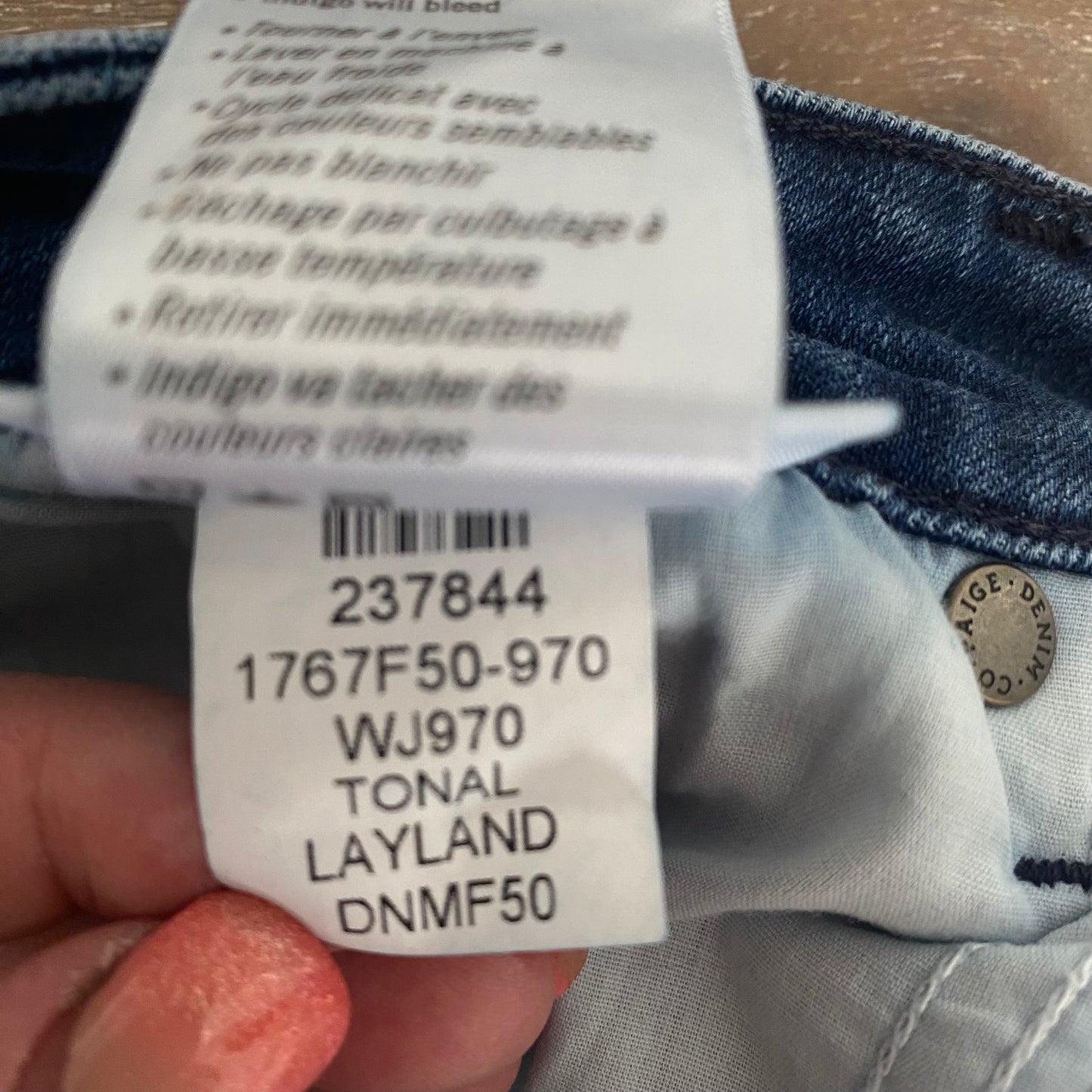 PAIGE Hoxton Ankle Blue Denim Jeans Size 27