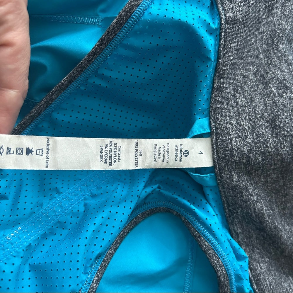Lululemon Record Breaker Full Zip Racerback Vest Rare Size 4