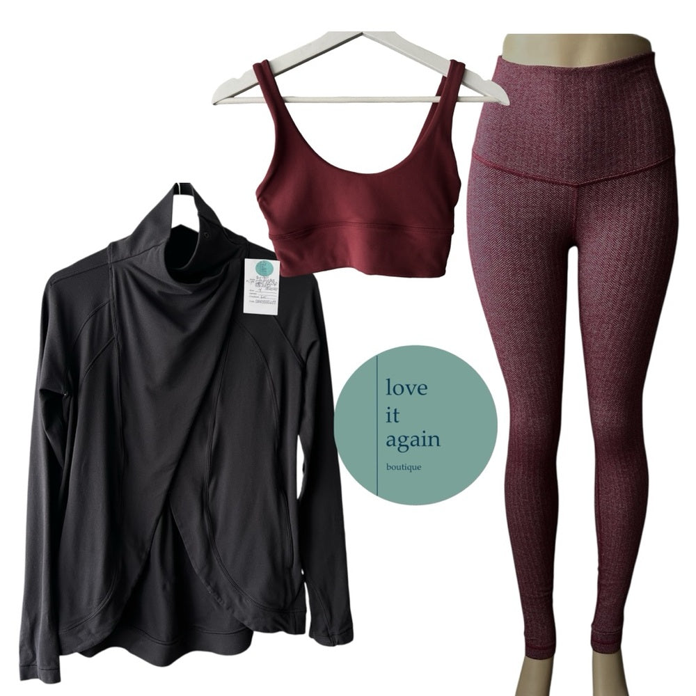 Lululemon Herringbone Wunder Under Hi-Rise Legging Warm Rare Size 4