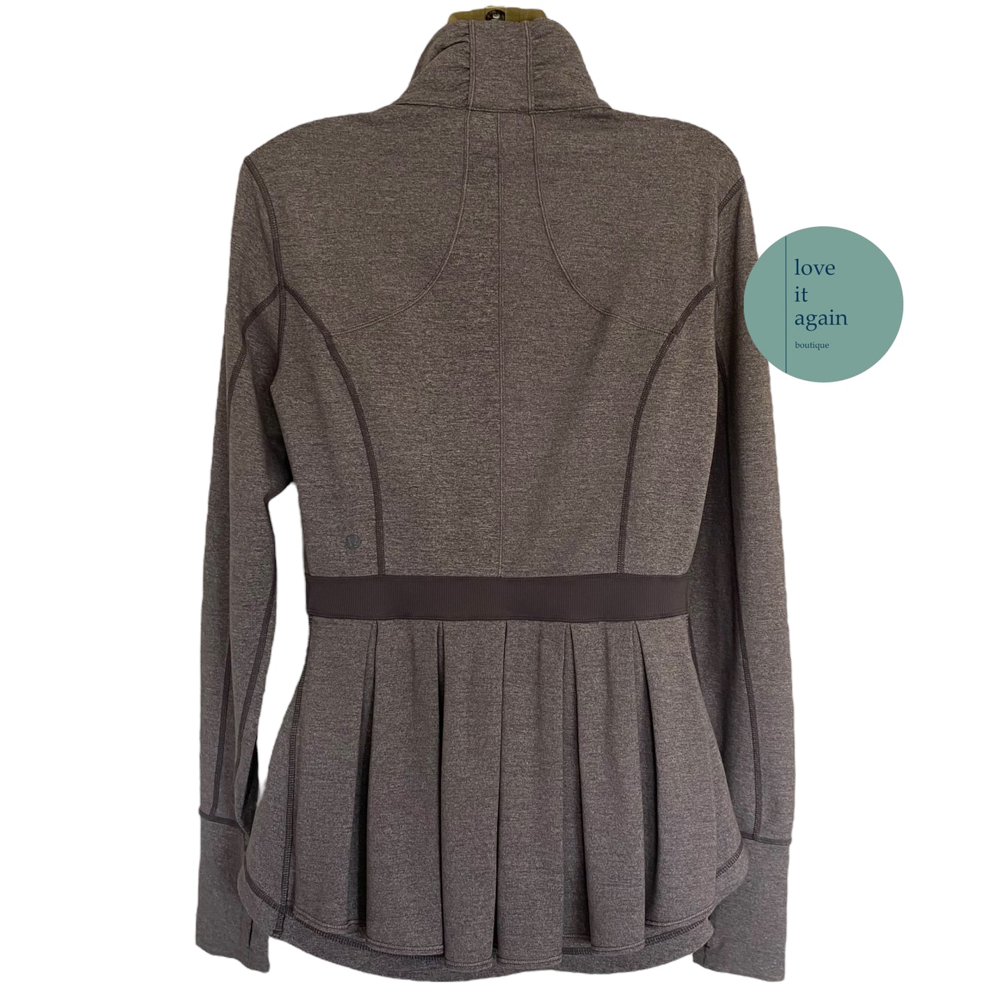 Rare Lululemon Riding (Equestrian-Style) Peplum Ruffle Back Jacket Size 8 Medium