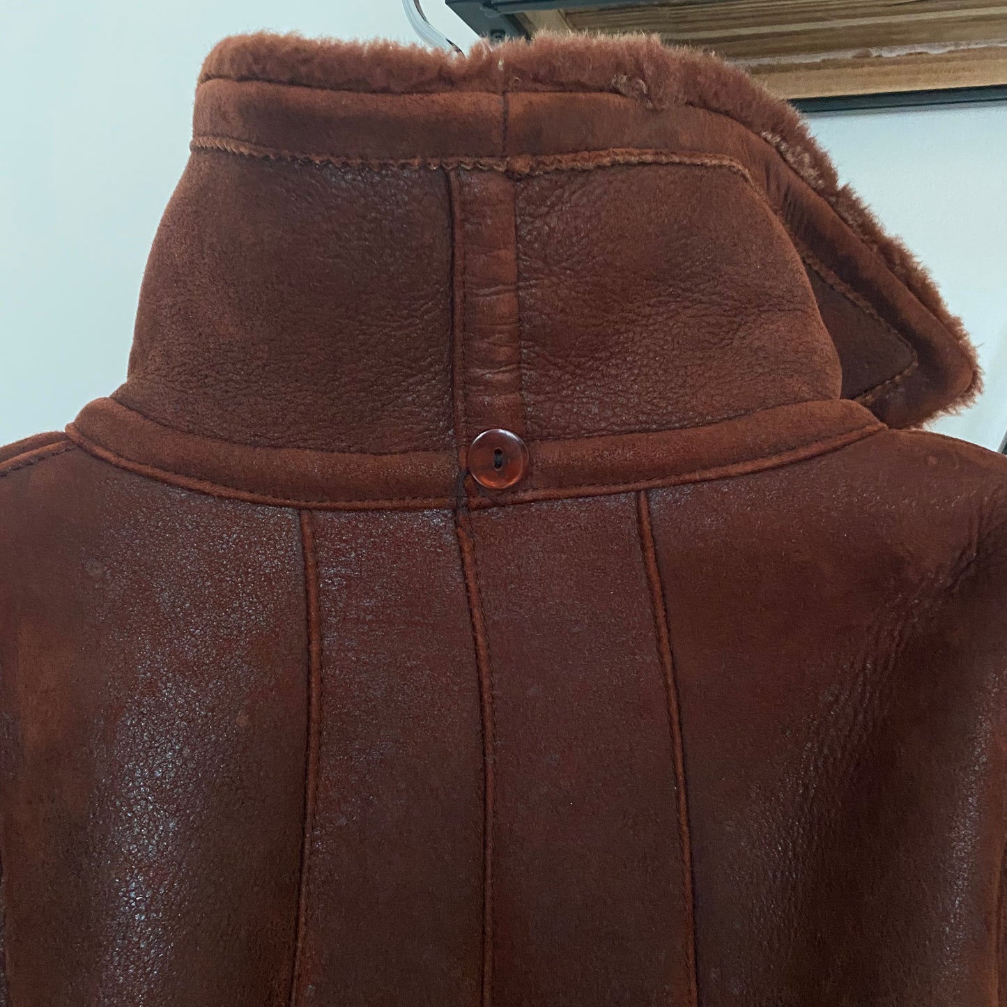 Lambskin Shearling Coat Size L