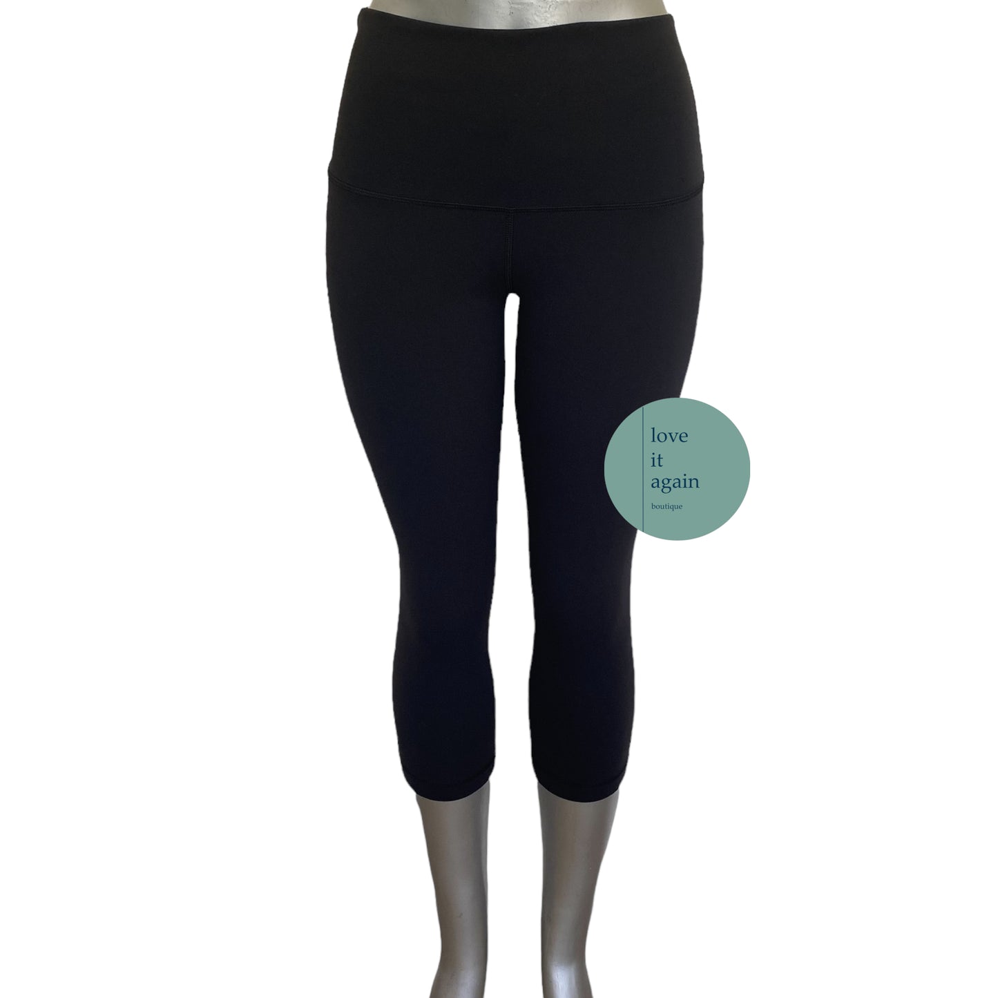 Rare Lululemon Wunder Under Super High Rise Crop II Full On Luon Roll Down Size 10