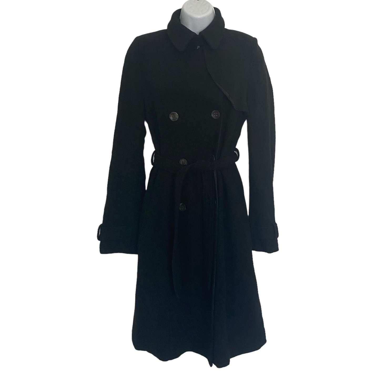 Isabel Marant Wool Cashmere Belted Trench Coat Size Extra Small