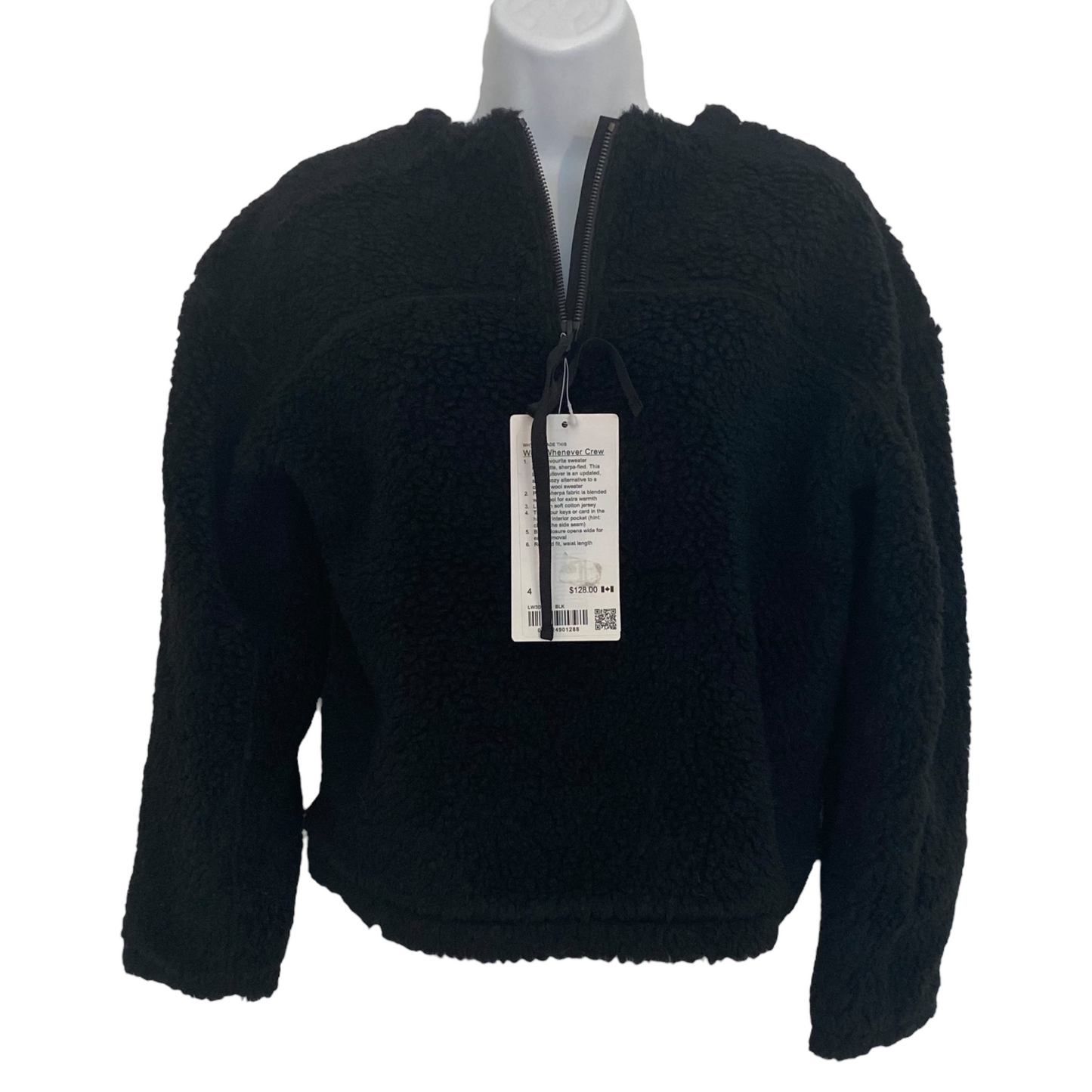 NEW Lululemon Wool Whenever Crew Relaxed Fit Boxy Size 4